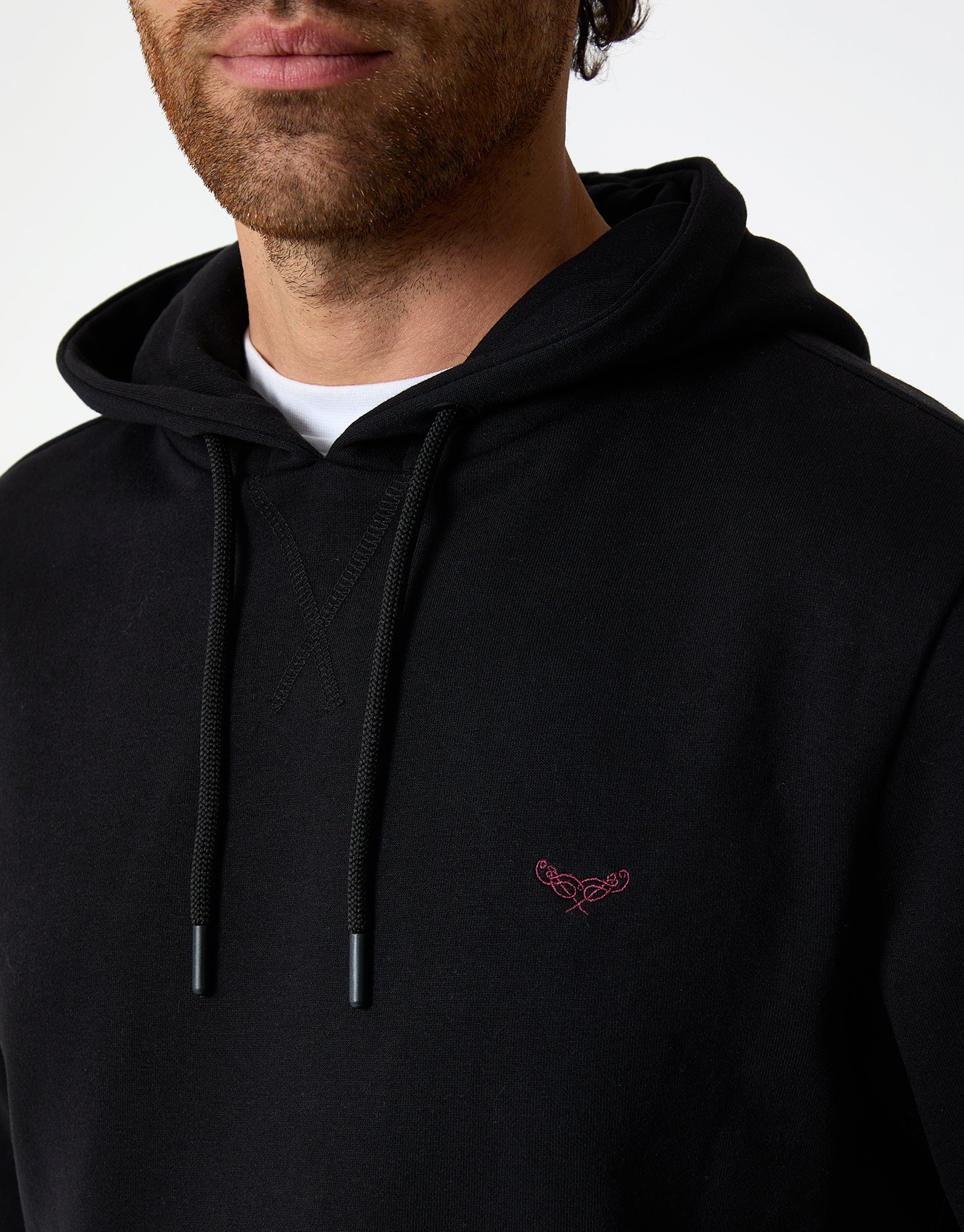 Overhead Hoodie in Black - Image 4