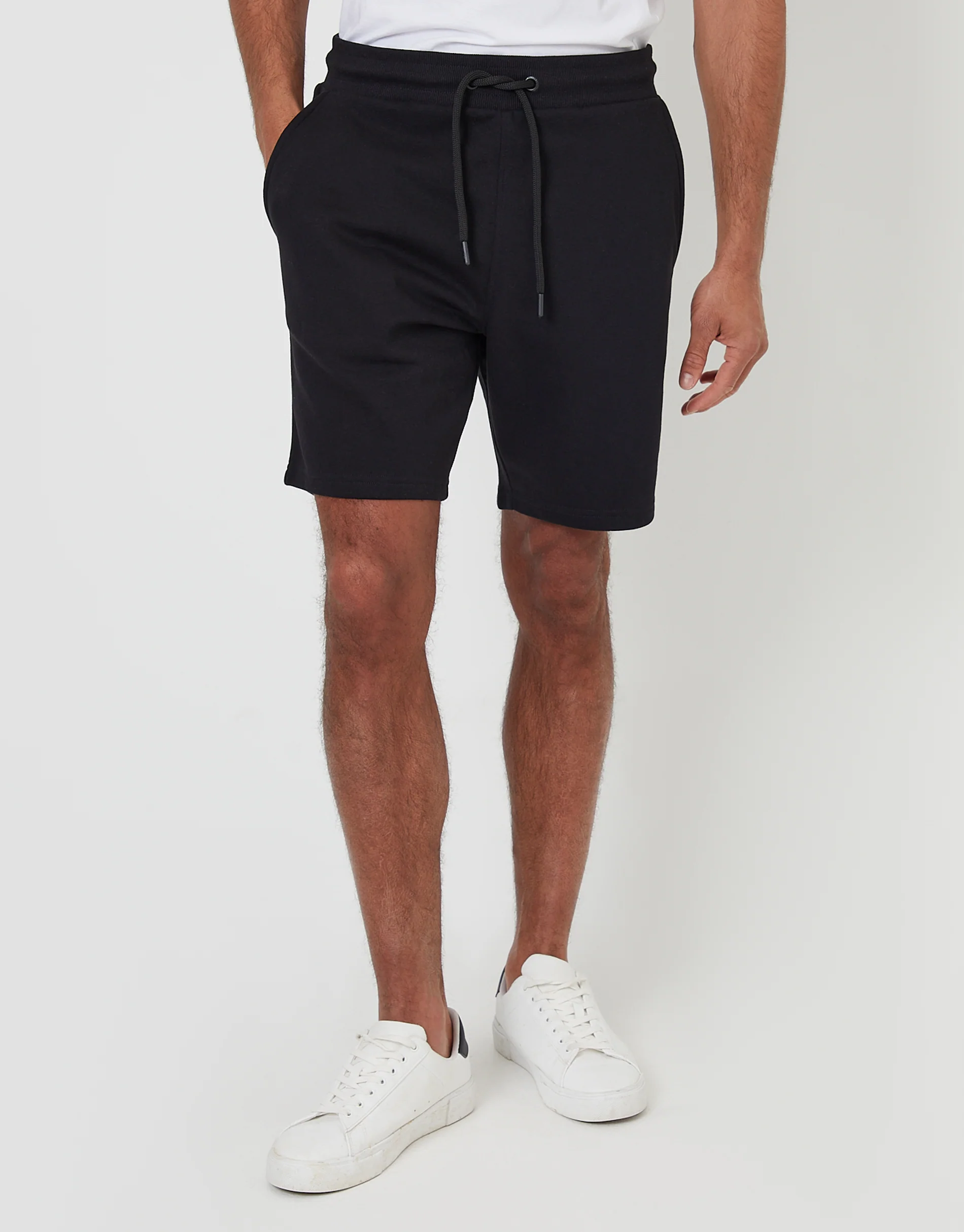 Sweat Shorts in Black - Image 2