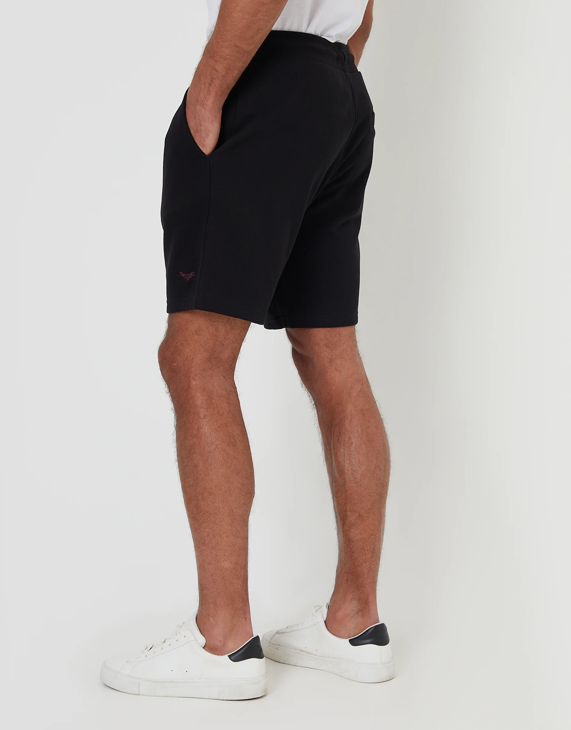 Sweat Shorts in Black - Image 3