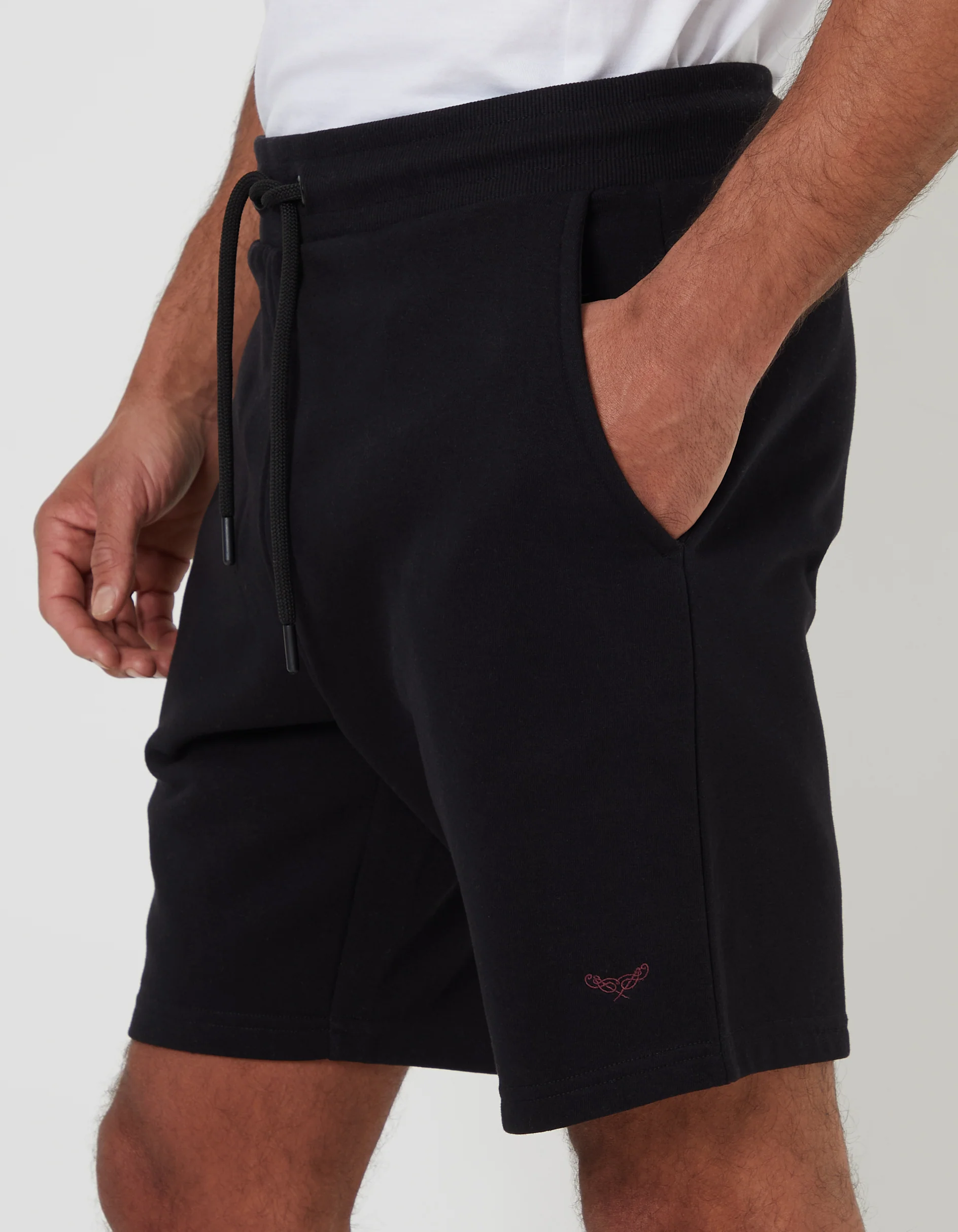 Sweat Shorts in Black - Image 4