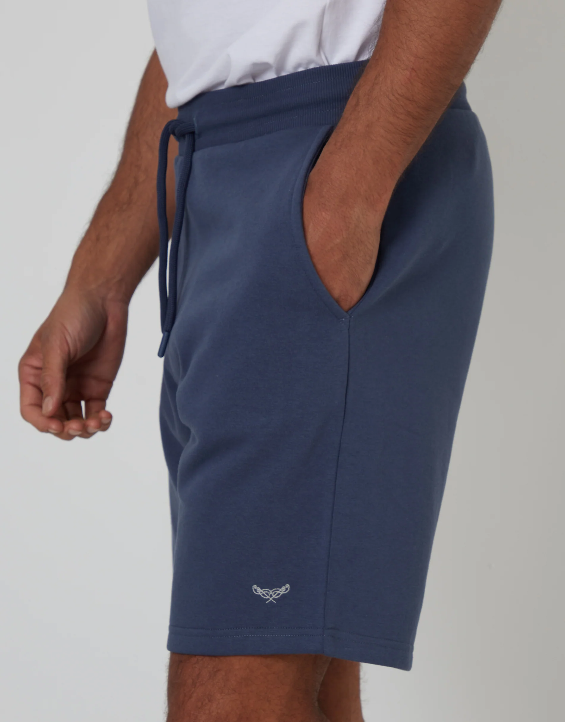 Sweat Shorts in Denim Blue - Image 3
