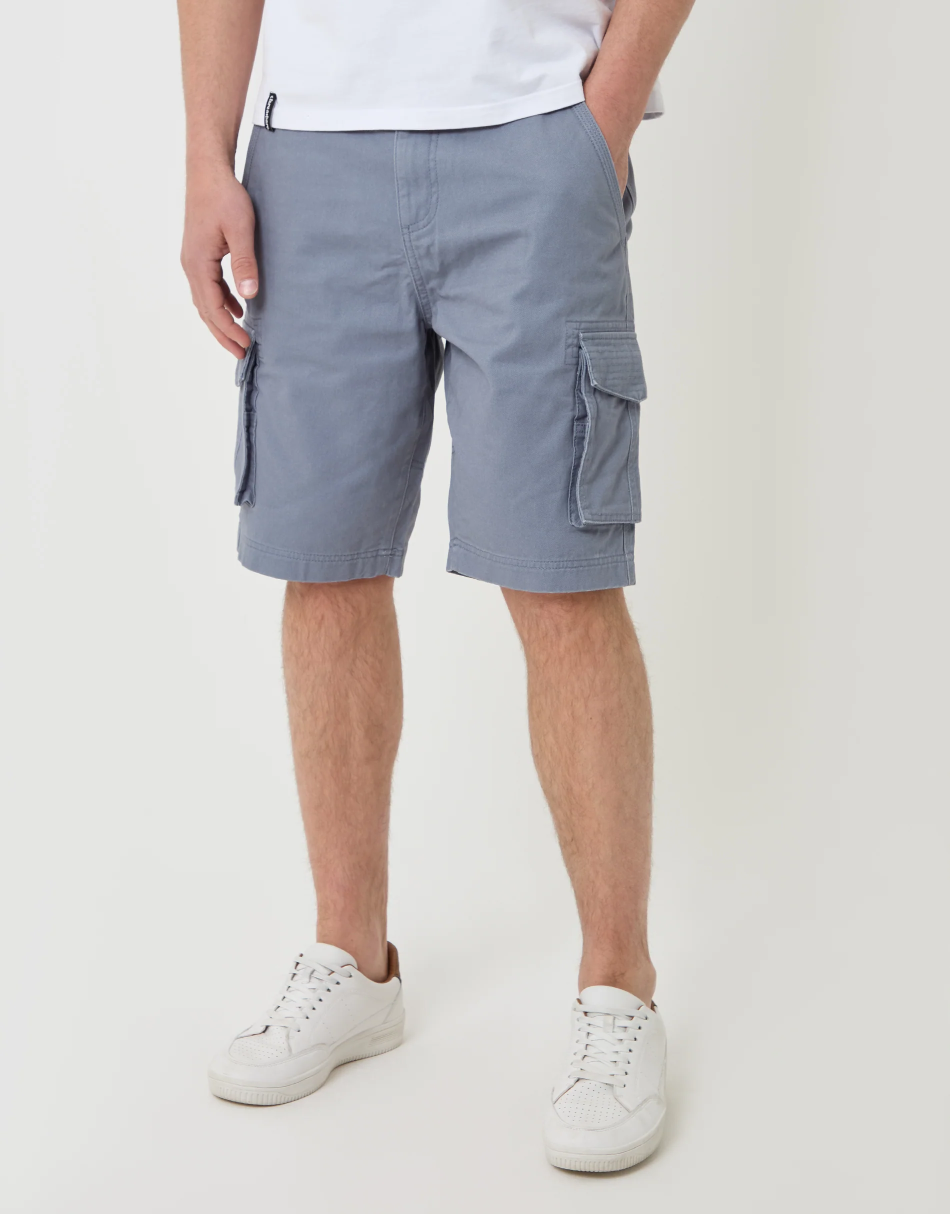 Misty Cargo Shorts in Blue - Image 2