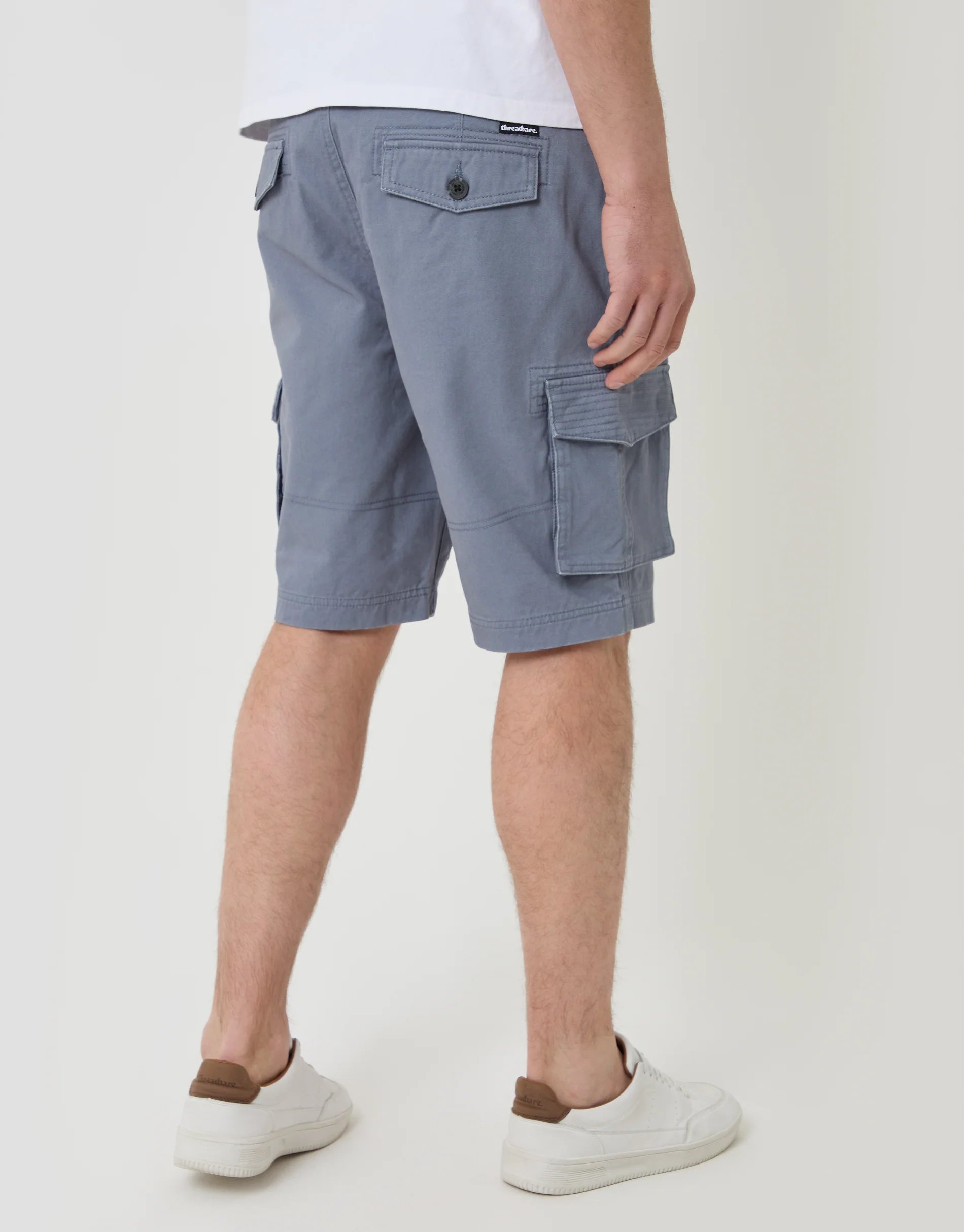 Misty Cargo Shorts in Blue - Image 3