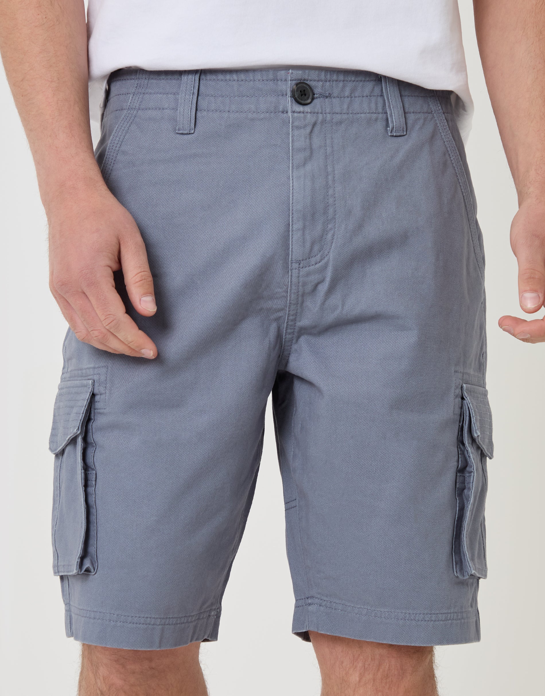 Misty Cargo Shorts in Blue - Image 4