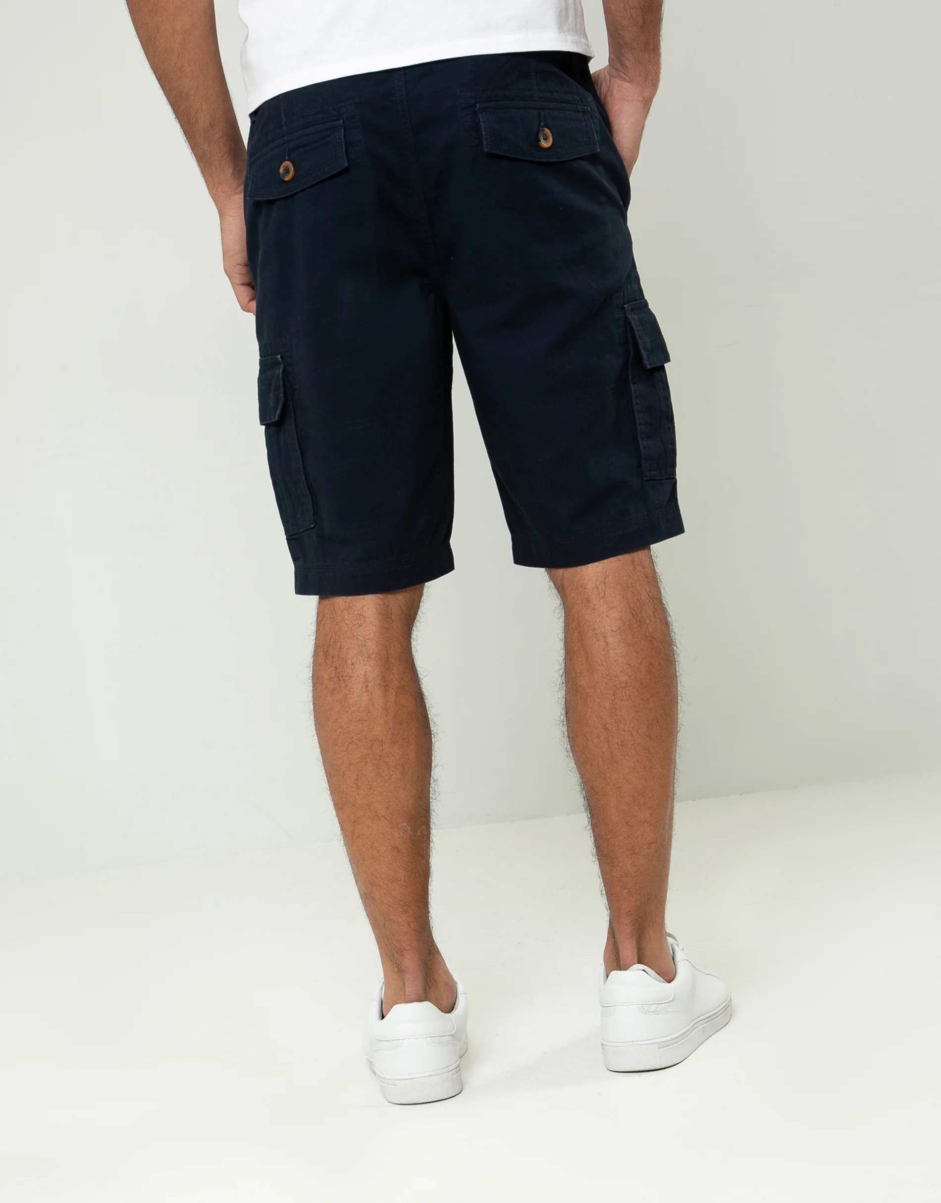 Cargo Shorts in Navy - Image 3