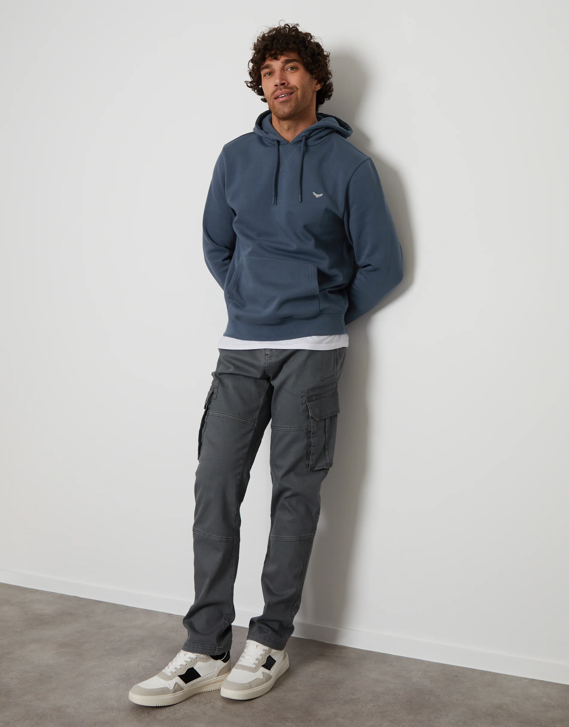 Overhead Hoodie in Denim Blue - Image 3