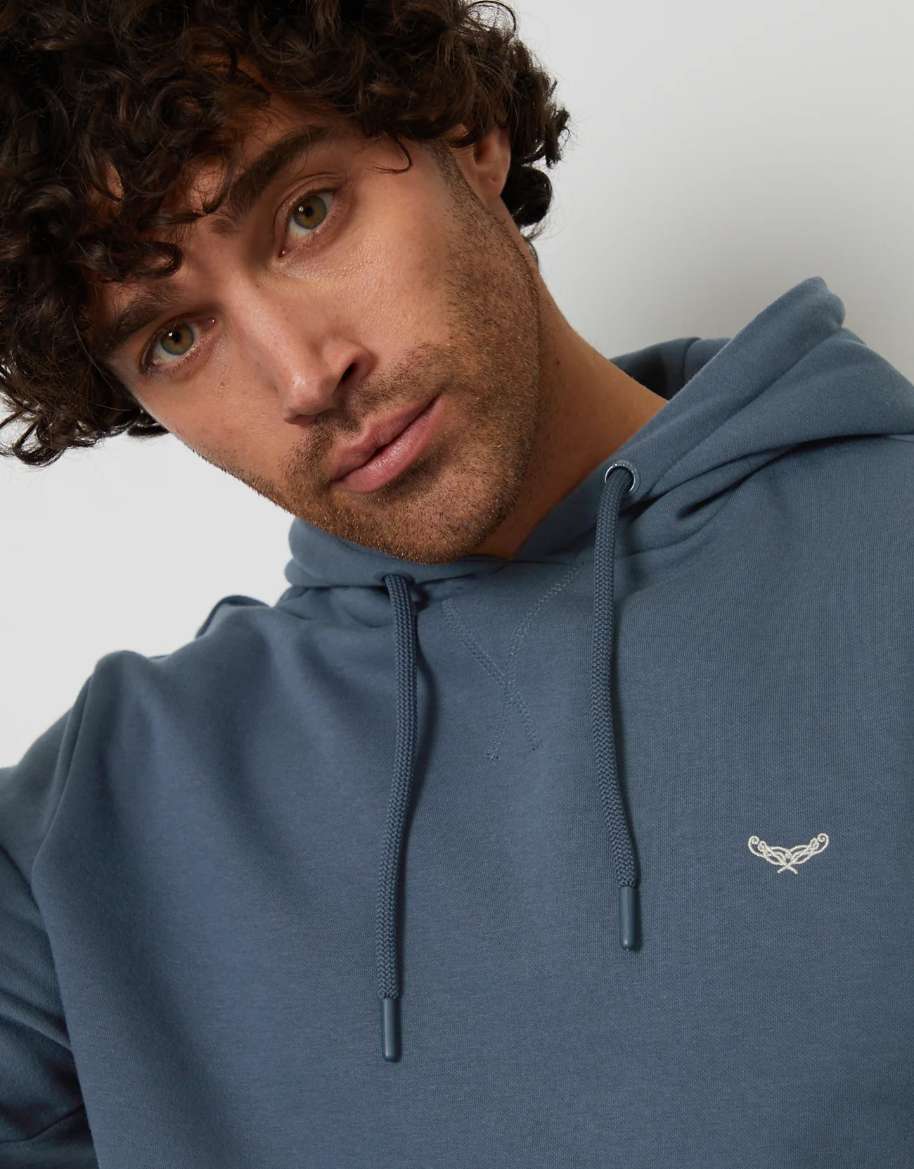 Overhead Hoodie in Denim Blue - Image 4