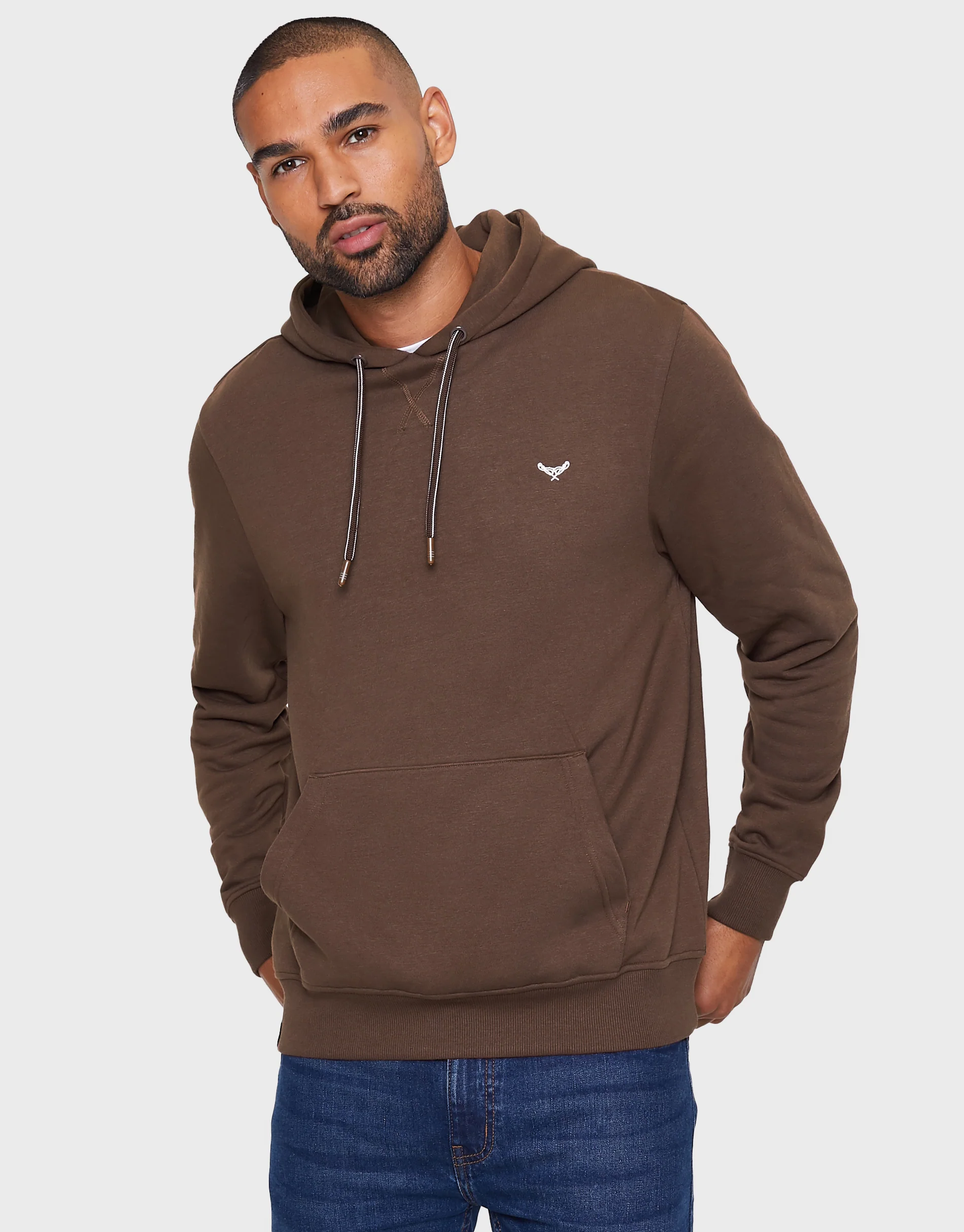 Overhead Hoodie in Chocolate Brown