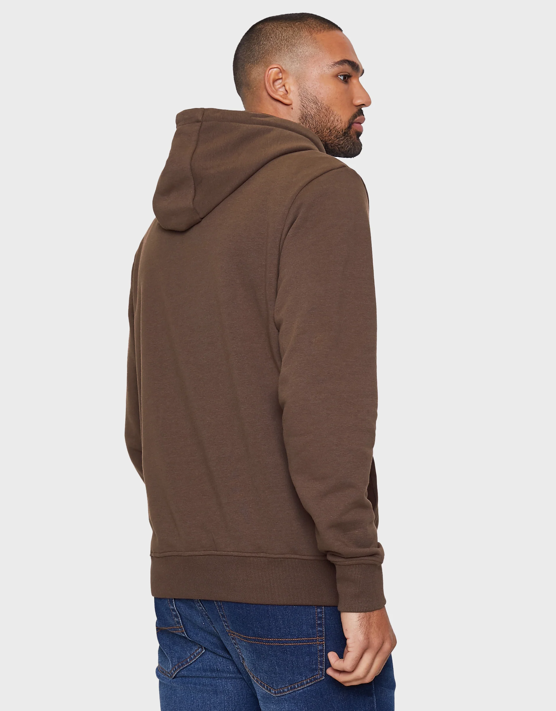 Overhead Hoodie in Chocolate Brown - Image 2