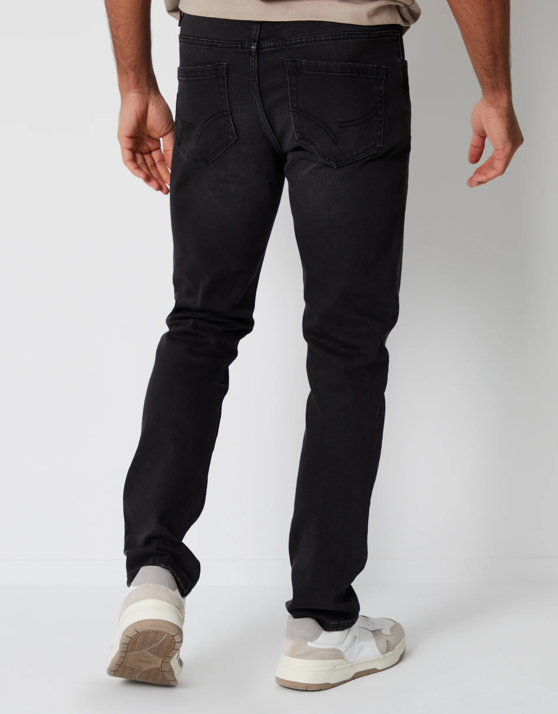 Slim Fit Jeans in Grey - Image 3