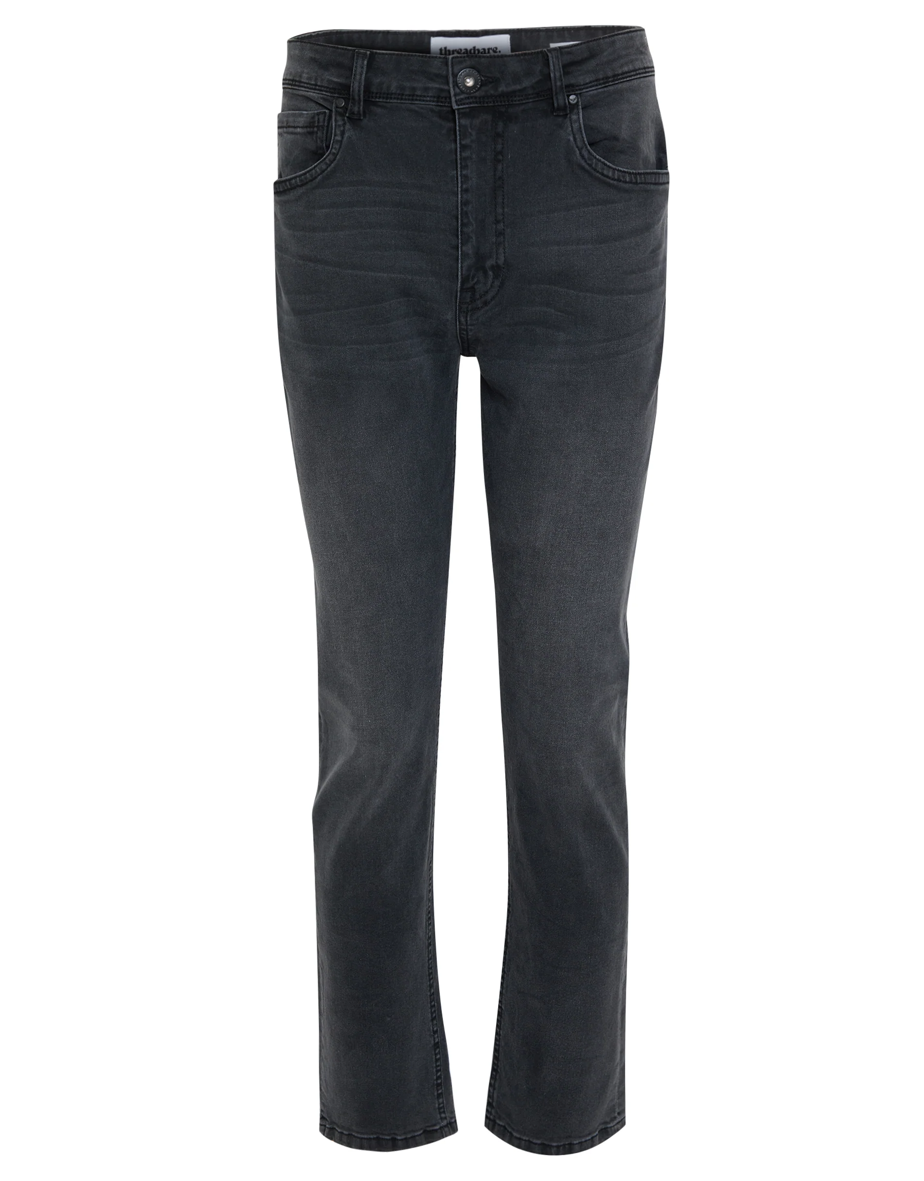 Straight Leg Jeans in Grey - Image 5