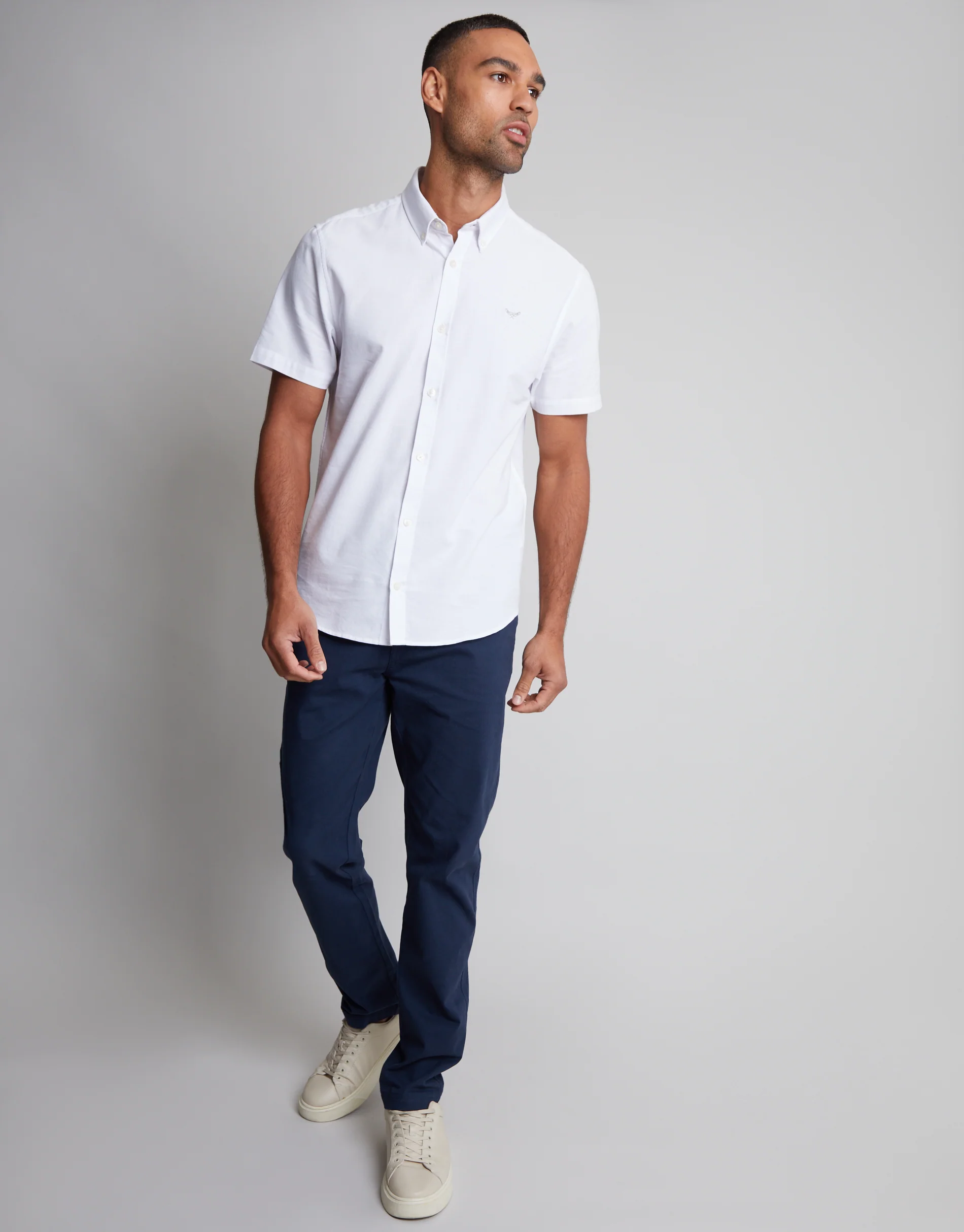 Short Sleeve Shirt in White - Image 3