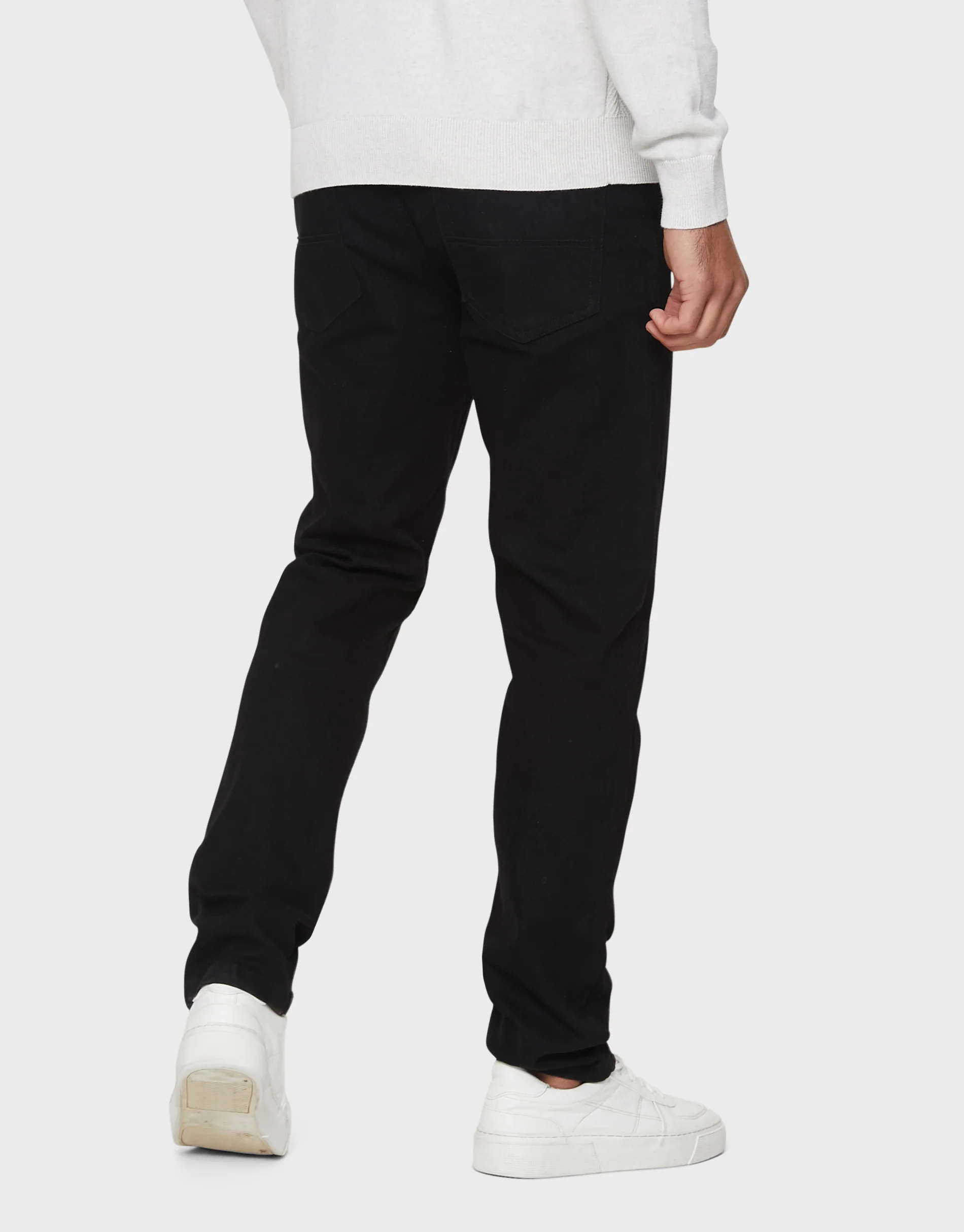 Slim Fit Jeans in Black - Image 2