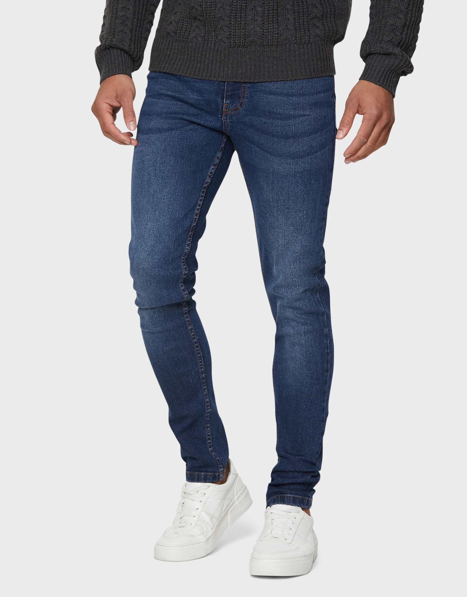 Super Skinny Jeans in Mid Blue