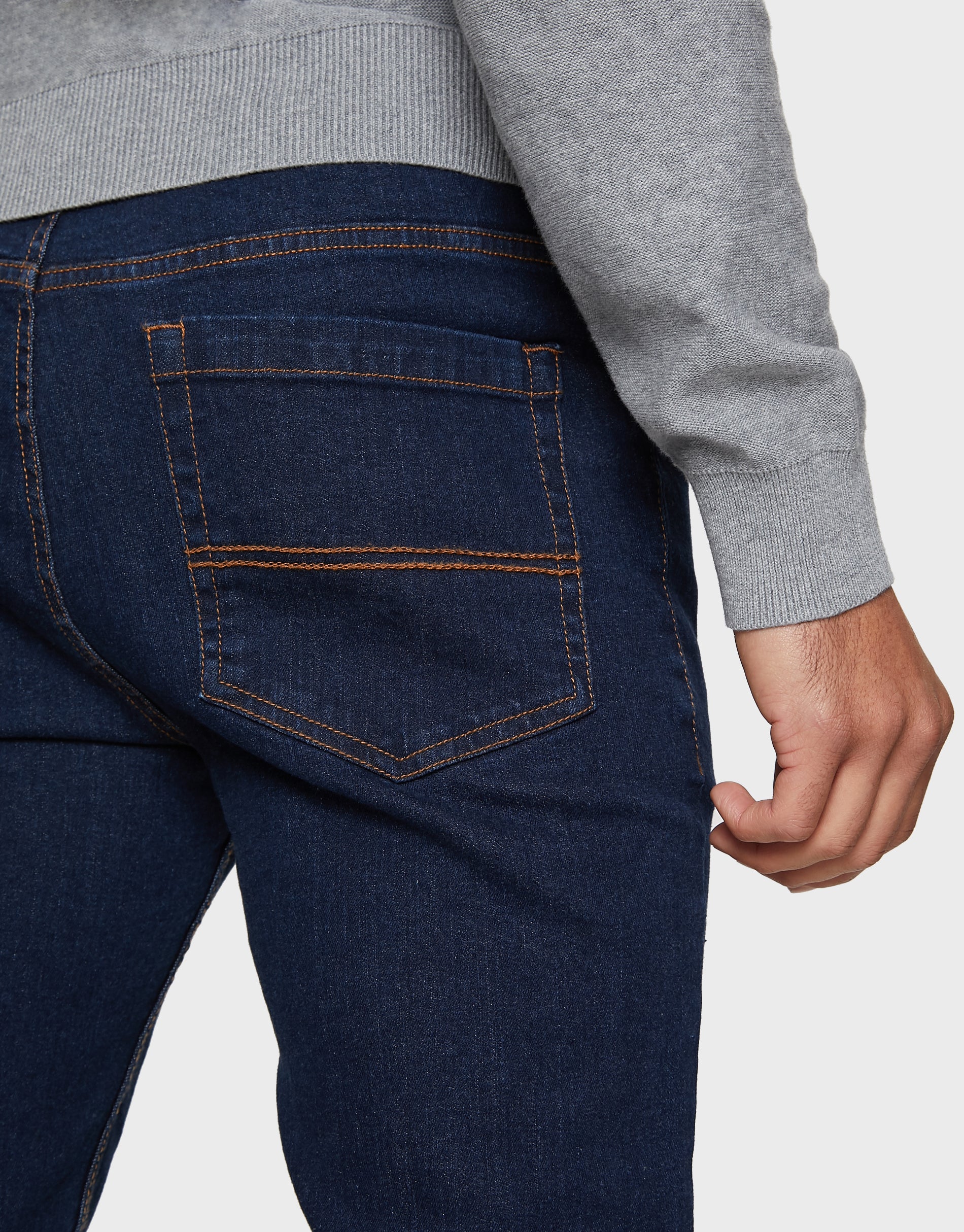 Blue Super Skinny Jeans in Rinse - Image 4