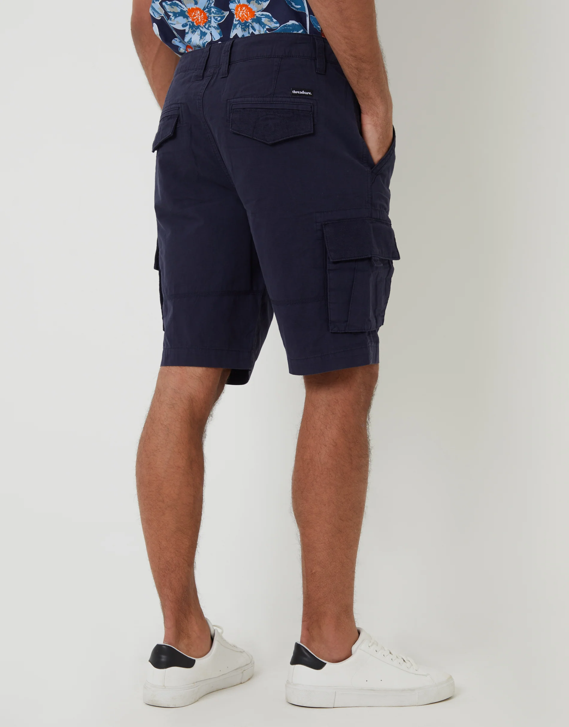 Cargo Shorts in Navy - Image 3