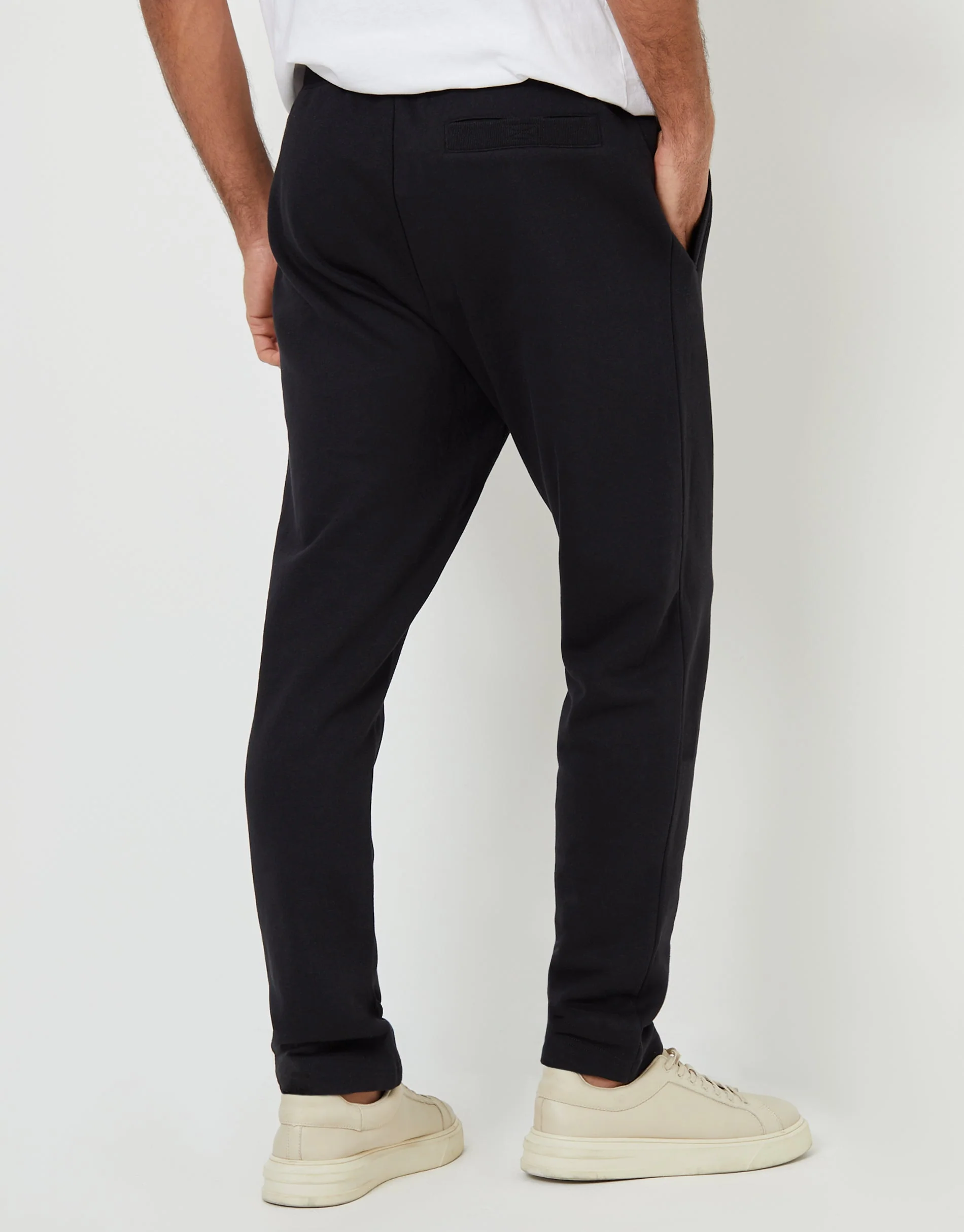 Straight Leg Joggers in Black - Image 3