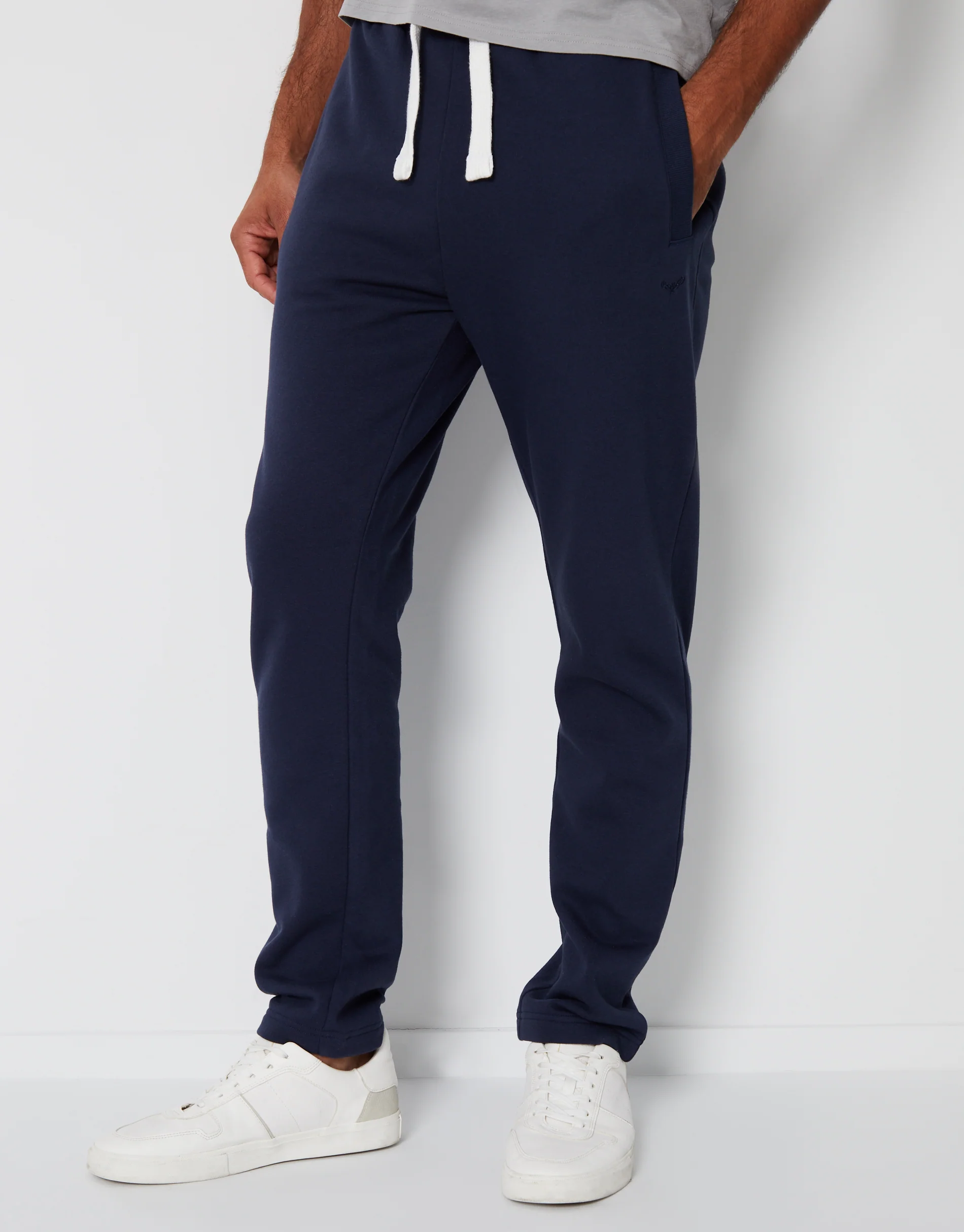 Straight Leg Joggers in Navy - Image 2
