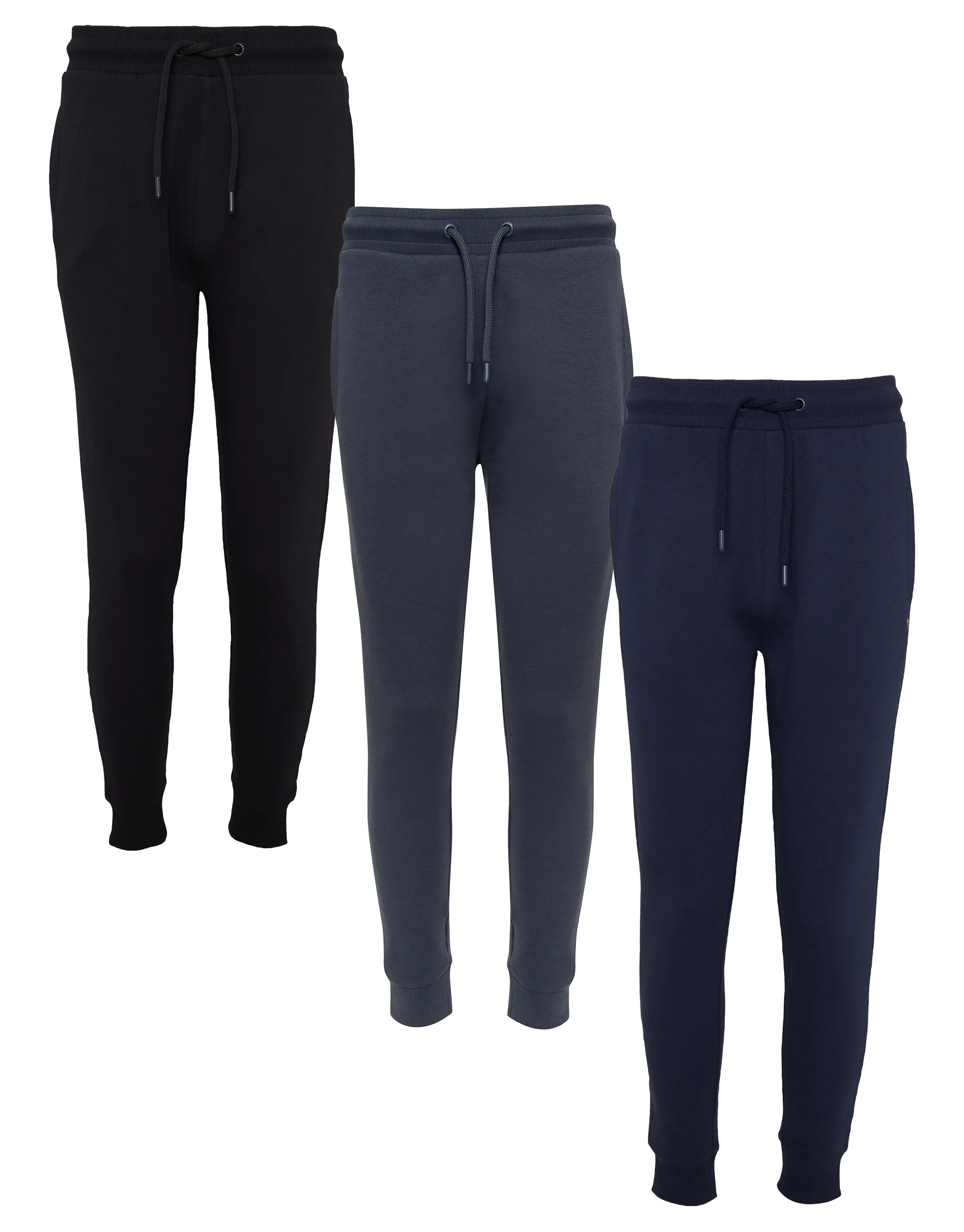 3 Pack Assorted Regular Fit Joggers