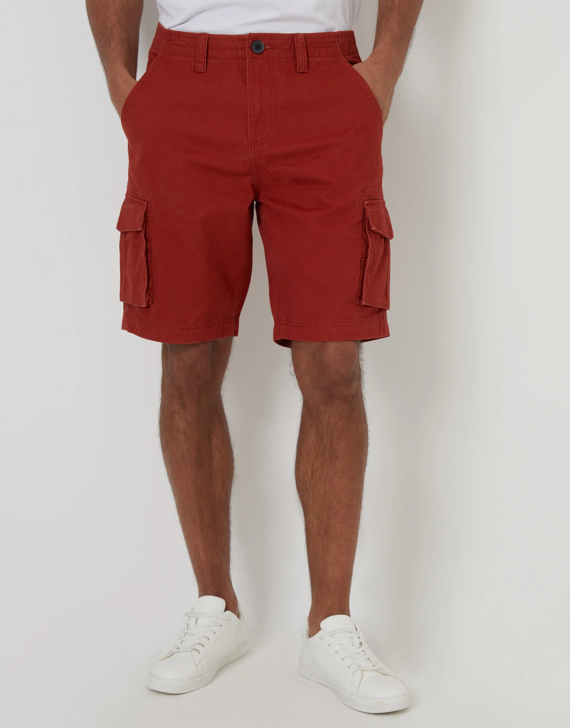 Cargo Shorts in Rust Orange - Image 2
