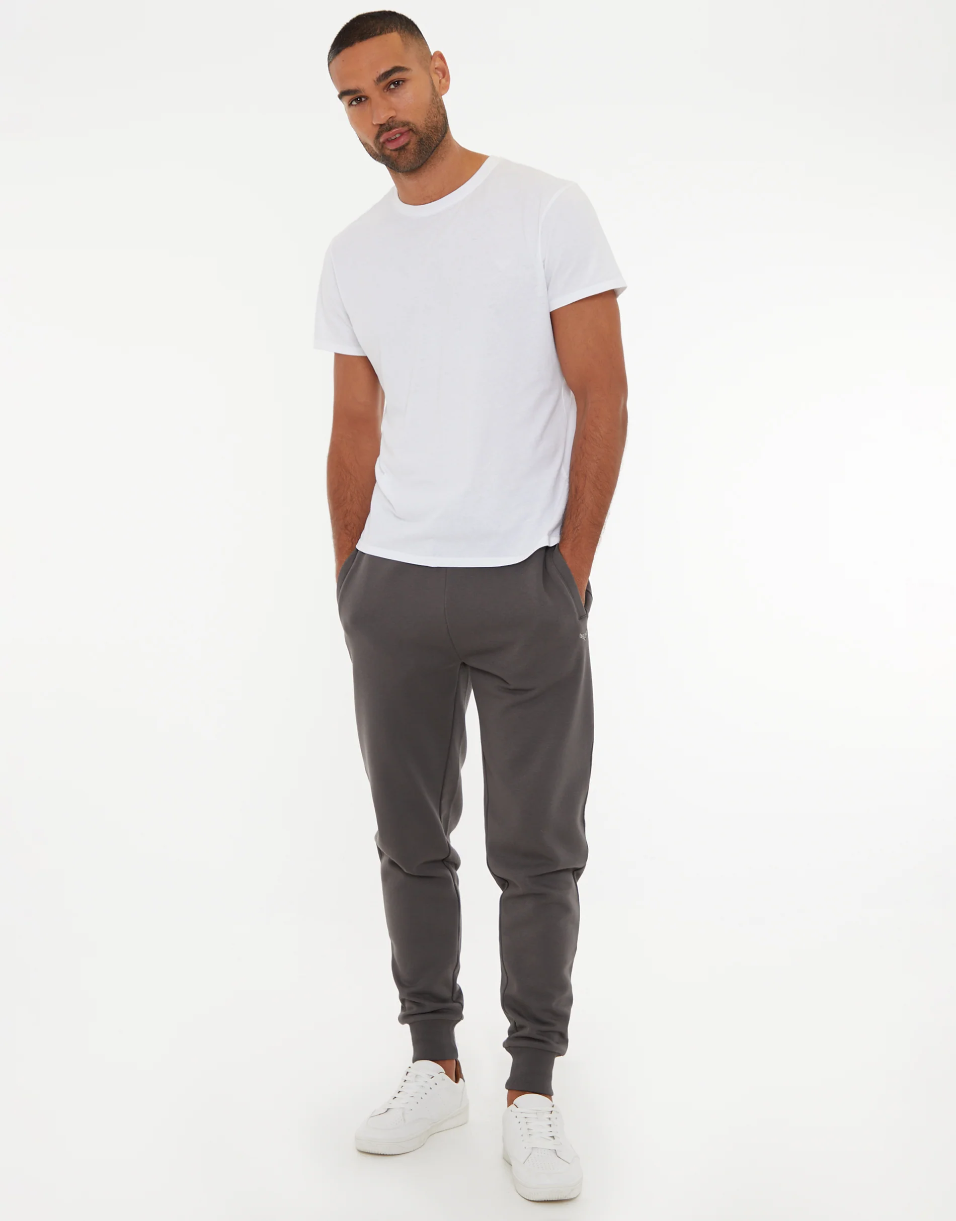 Regular Fit Joggers in Slate Grey