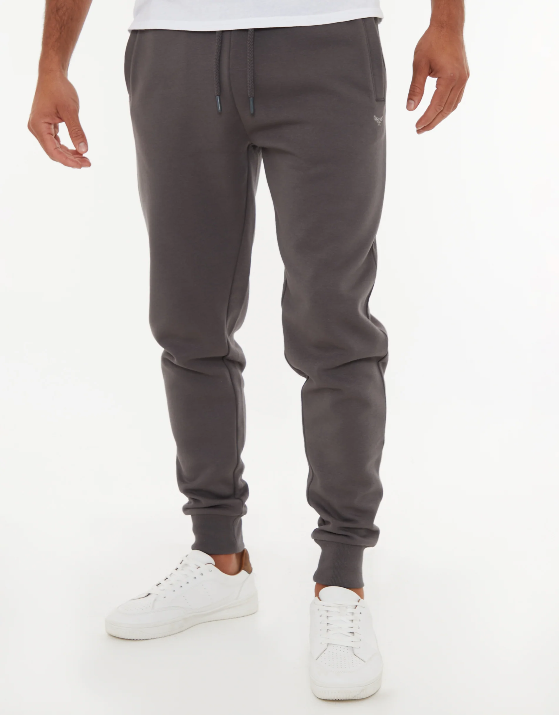 Regular Fit Joggers in Slate Grey - Image 2