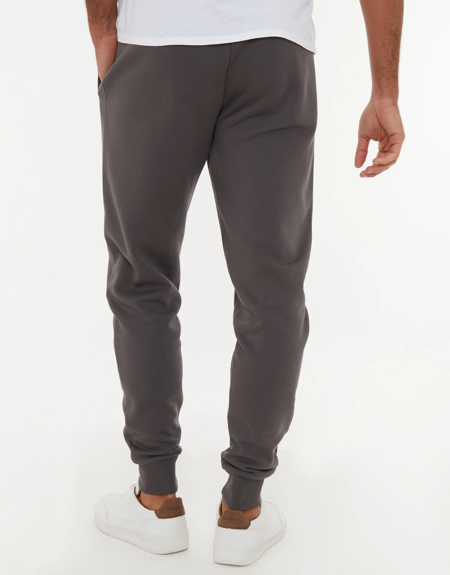 Regular Fit Joggers in Slate Grey - Image 3
