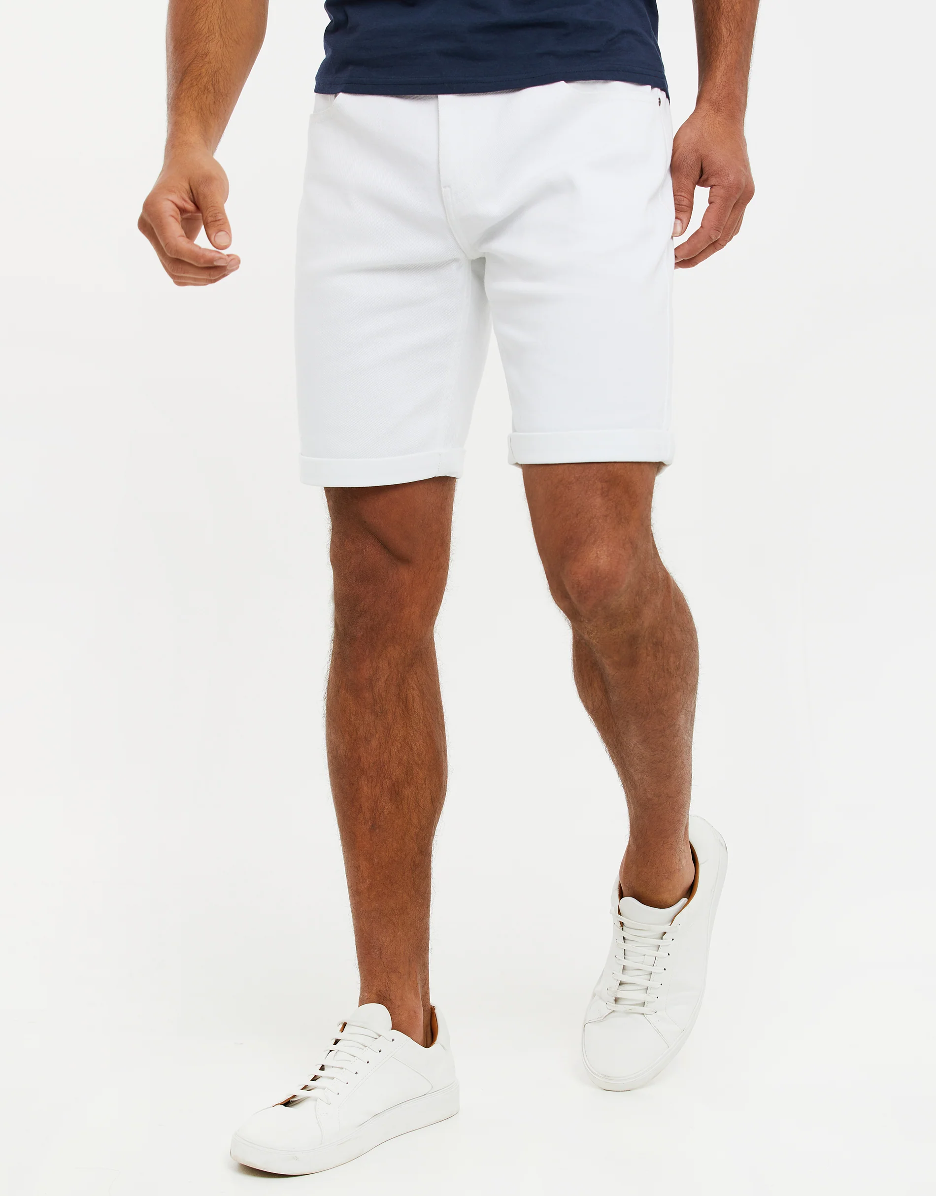 Chino Shorts in White - Image 2