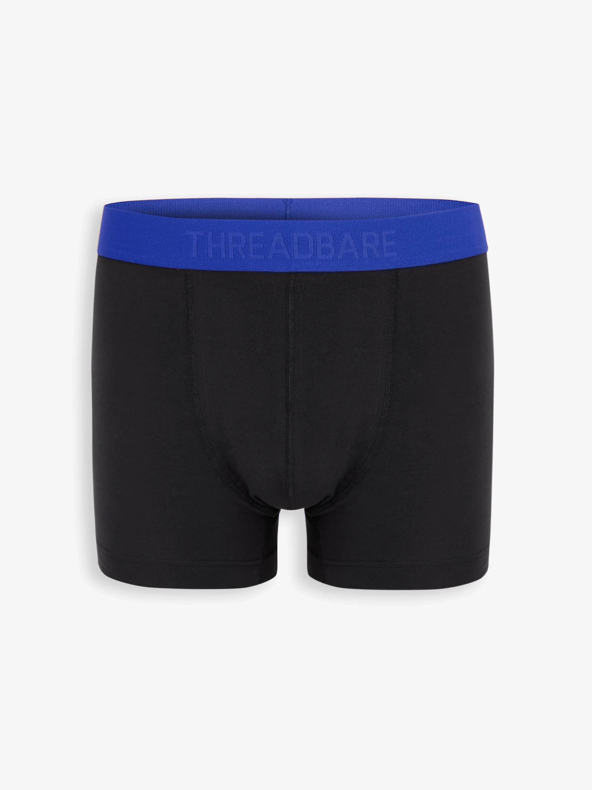 5 Pack Contrast Hipster Fit Boxer Shorts in Black - Image 2