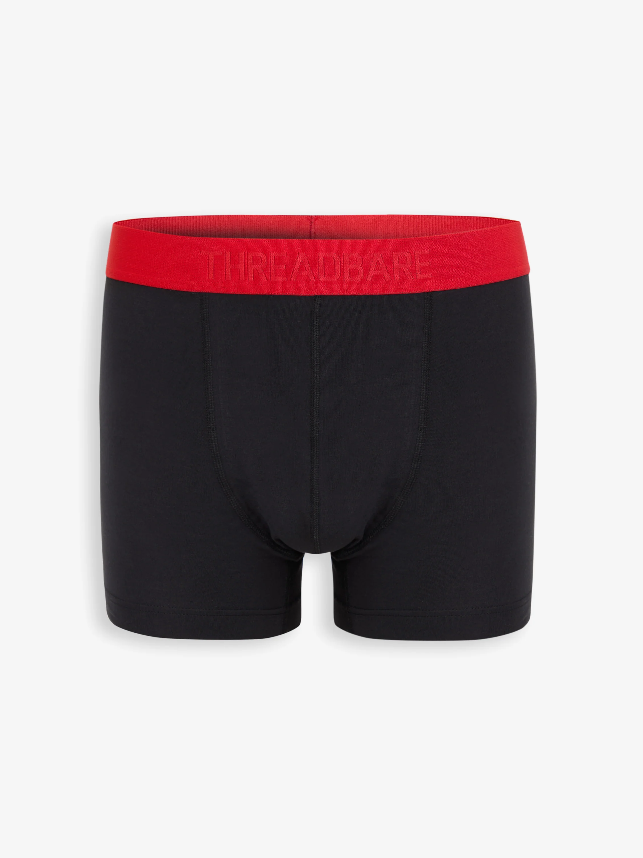 5 Pack Contrast Hipster Fit Boxer Shorts in Black - Image 6