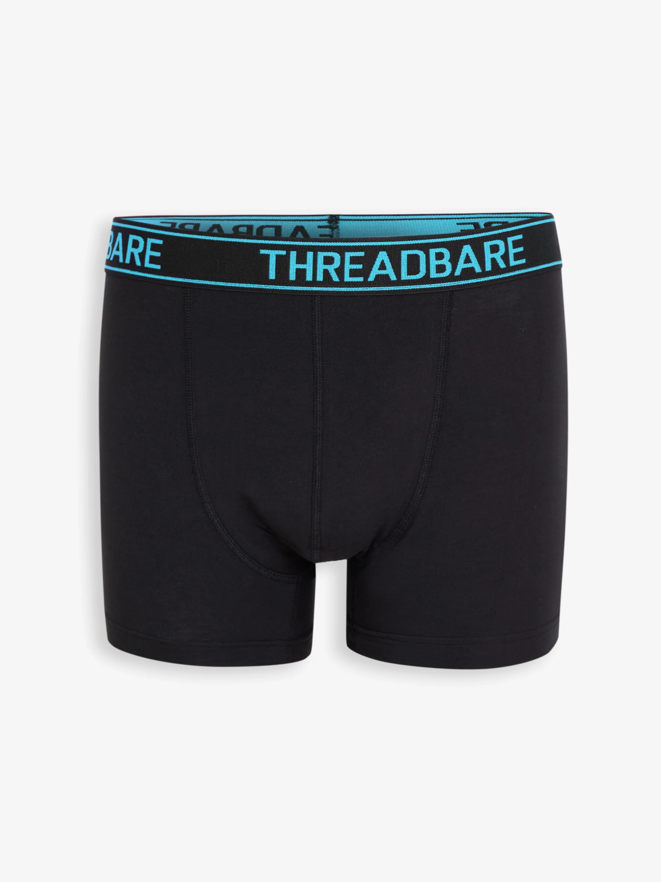 3 Pack Hipster Fit Boxer Shorts in Black - Image 3