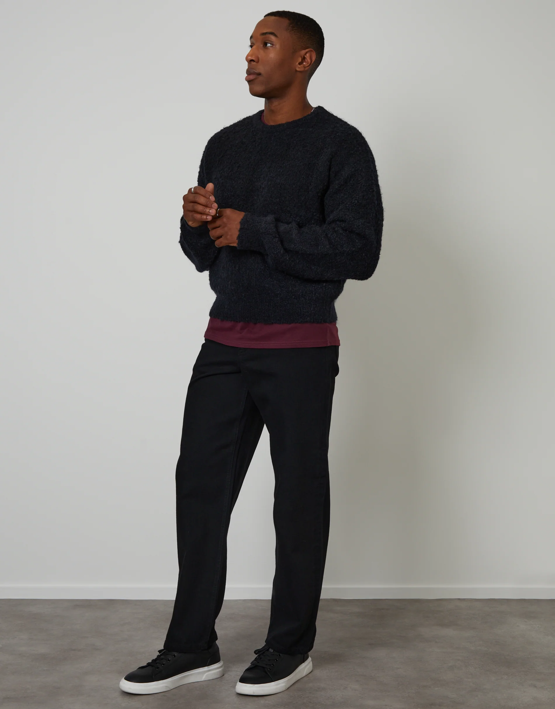 Loose Fit Jeans in Black