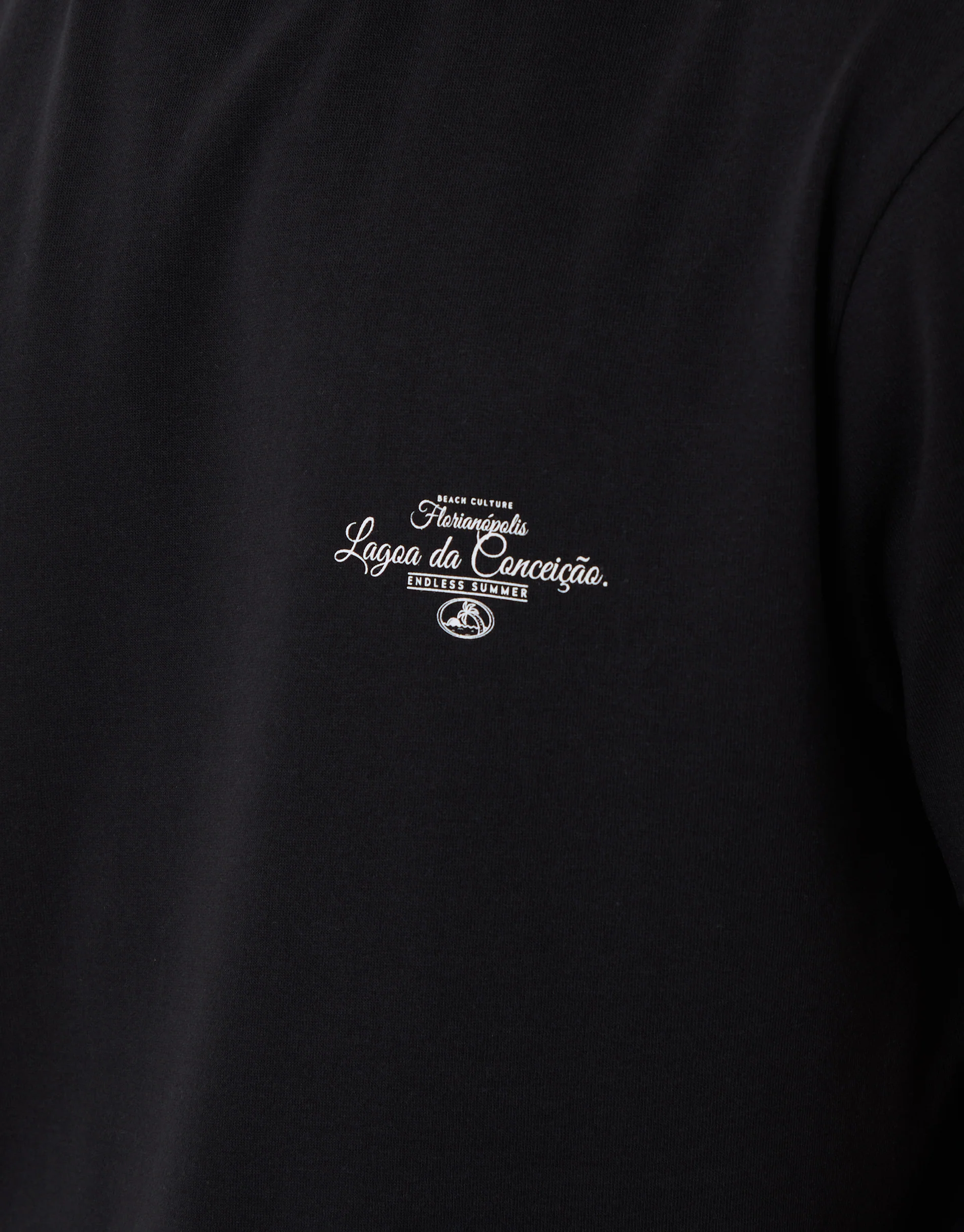 Relaxed Fit Graphic Top & Shorts Lounge Set in Black - Image 4