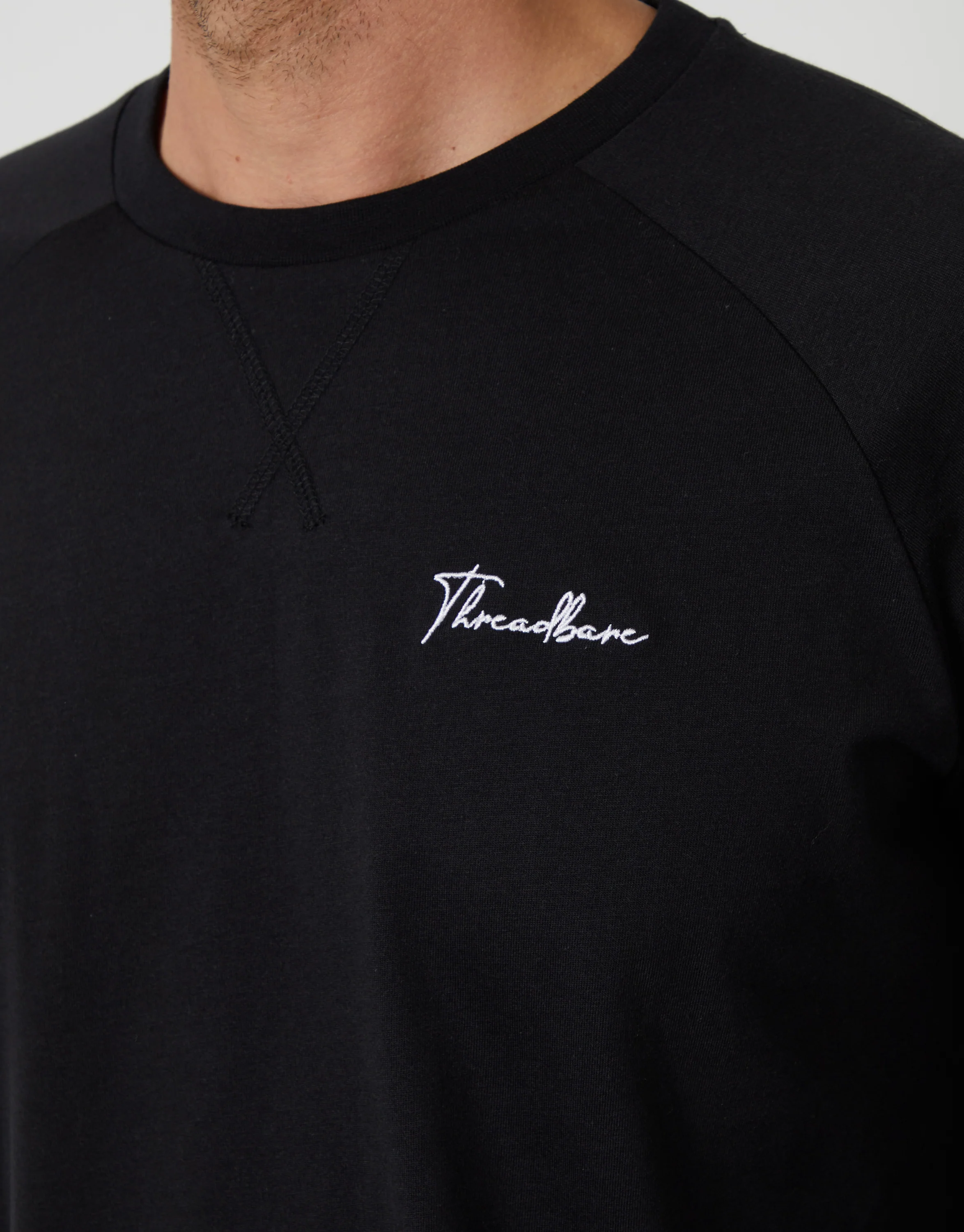 Sweatshirt & Jogger Lounge Set in Black - Image 3