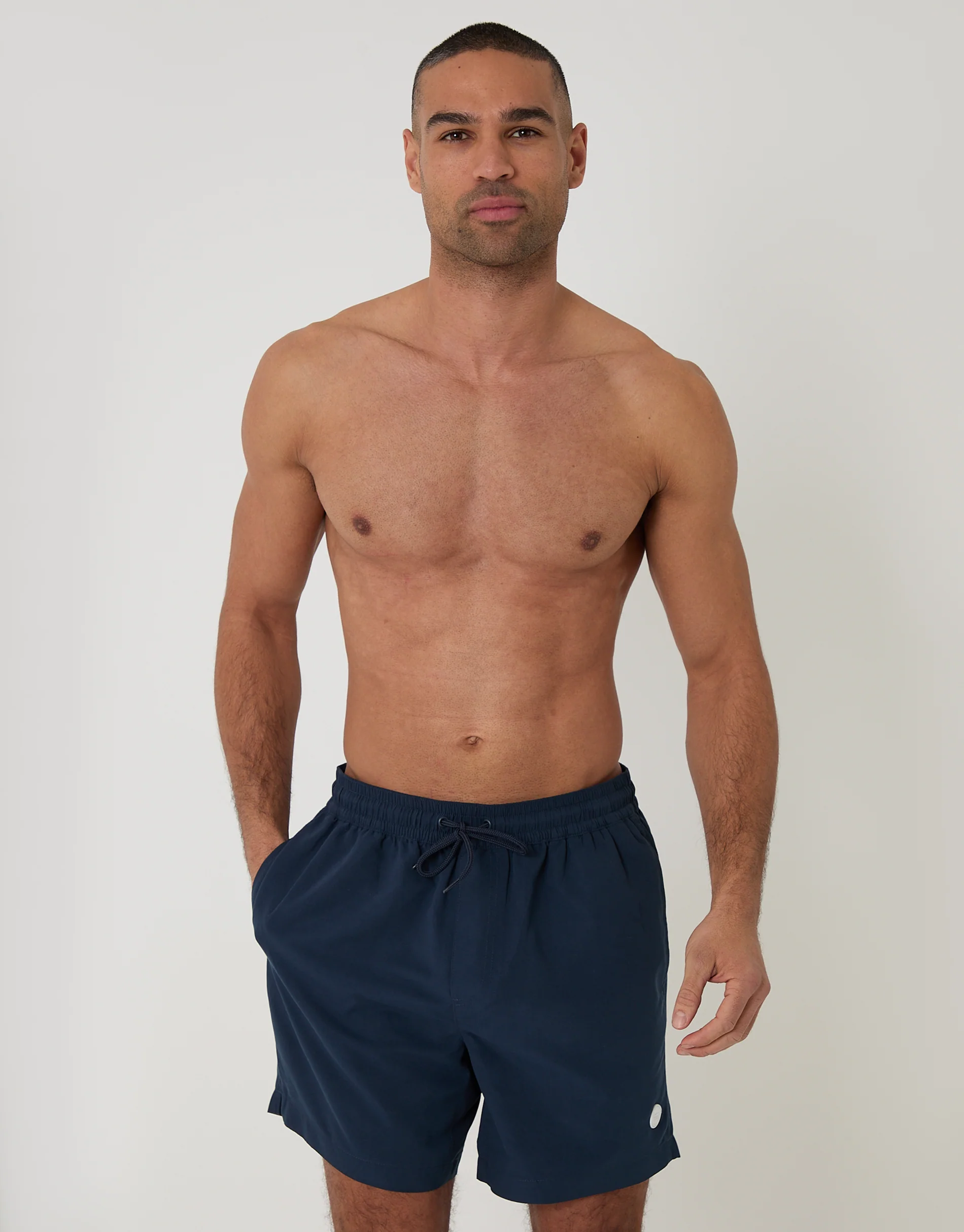 2 Pack Quick Dry Swim Shorts in Blue - Image 4