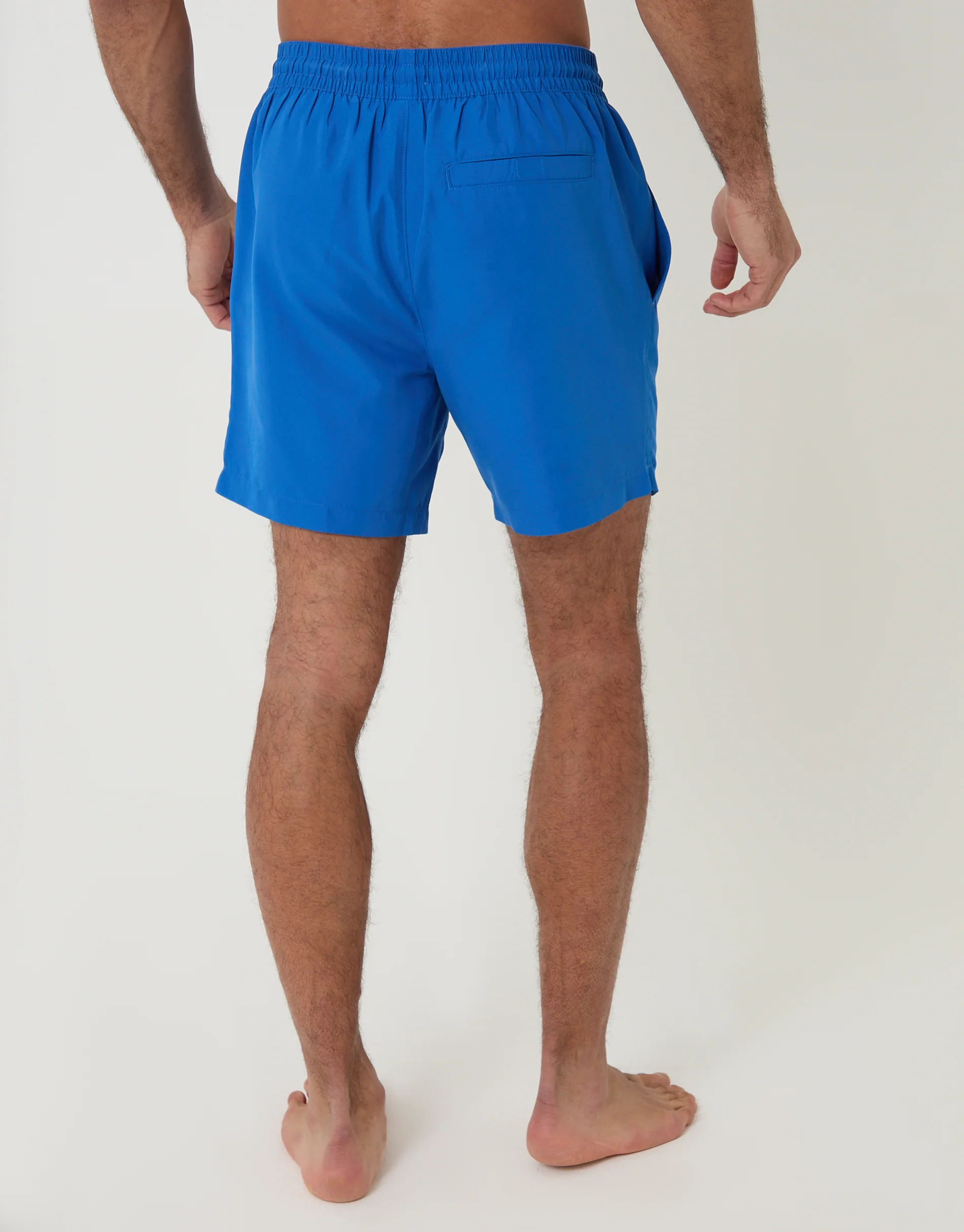 Crab Embroidered Quick Dry Swim Shorts in Blue - Image 2