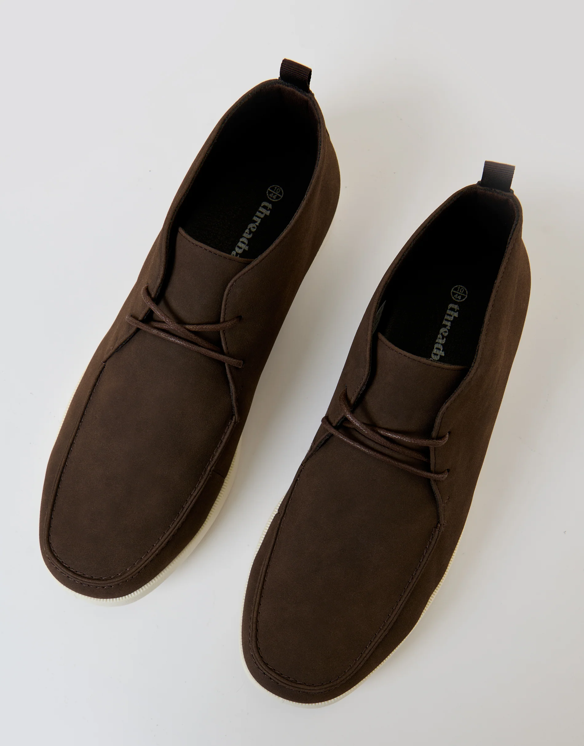 Faux Suede Moccasin Boots in Brown - Image 2