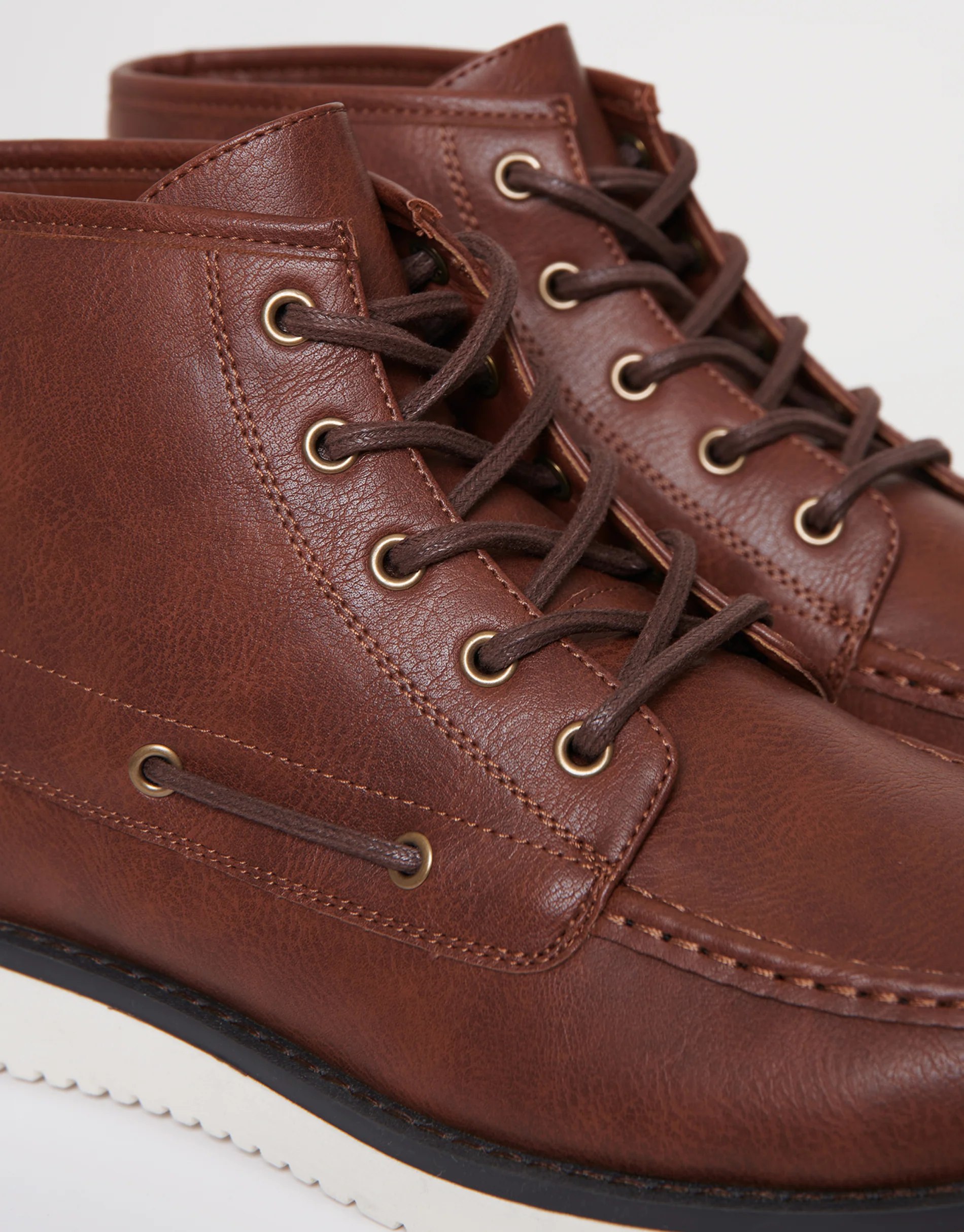 Moccasin Boots in Brown - Image 3