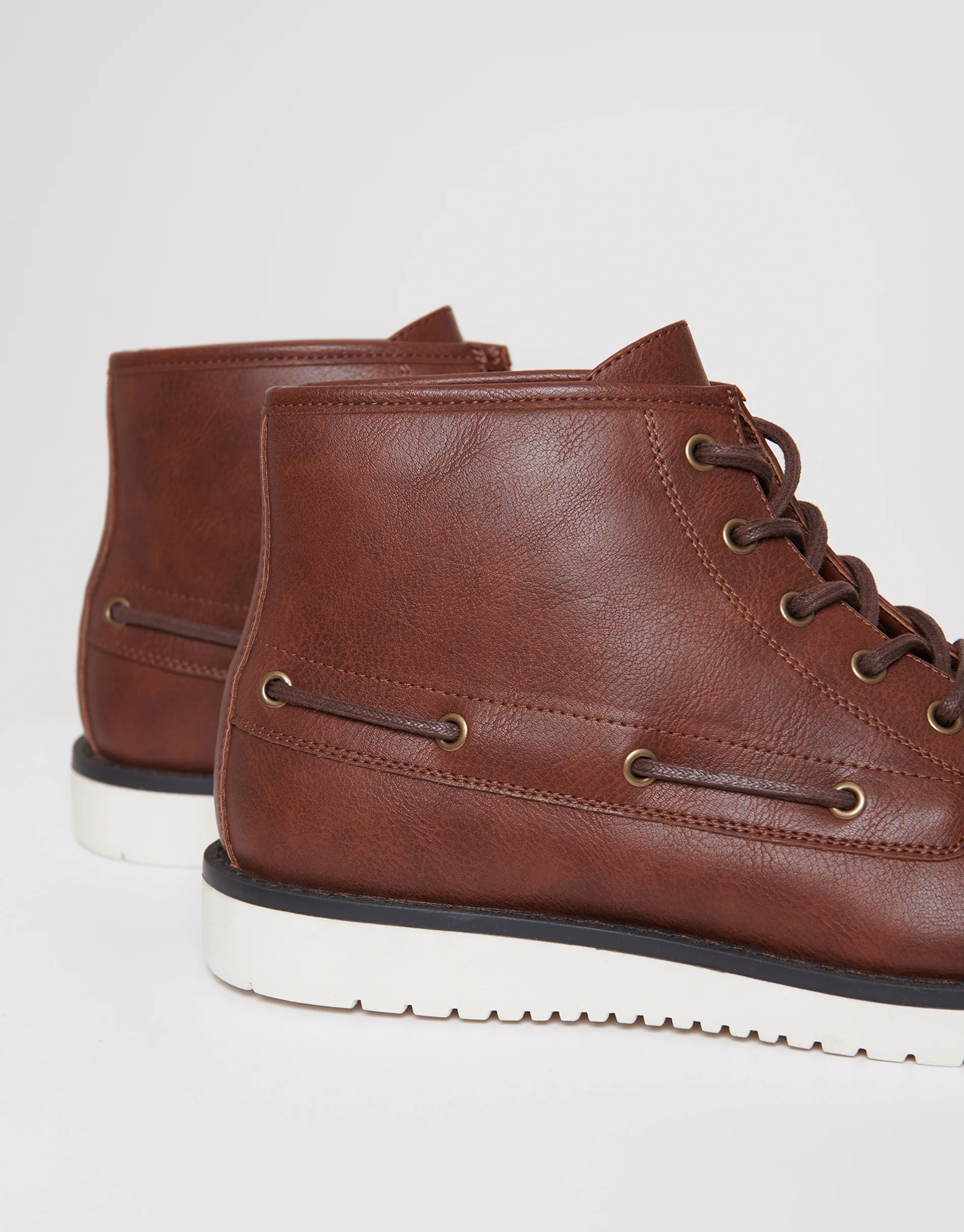 Moccasin Boots in Brown - Image 4