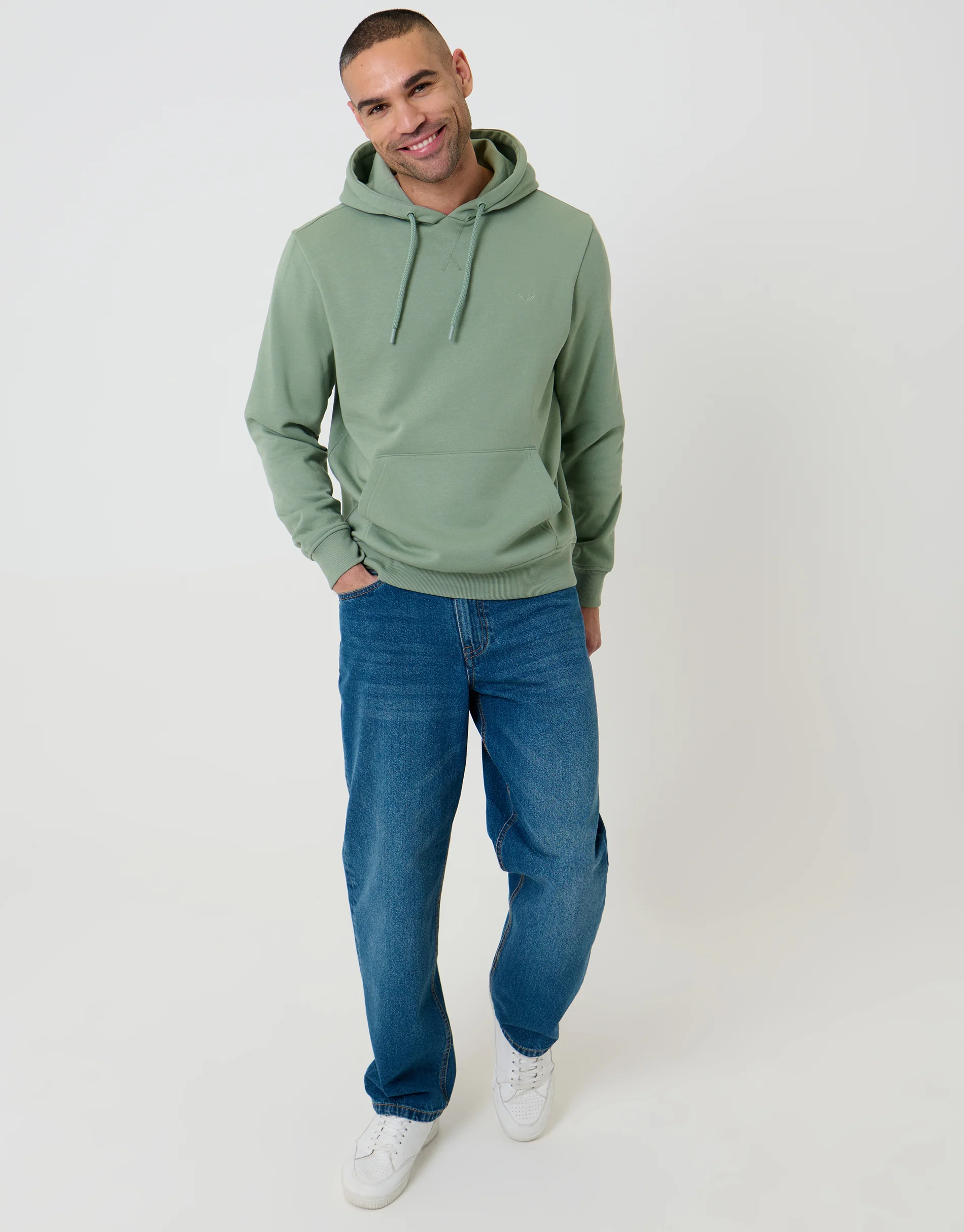 Overhead Hoodie in Green - Image 3