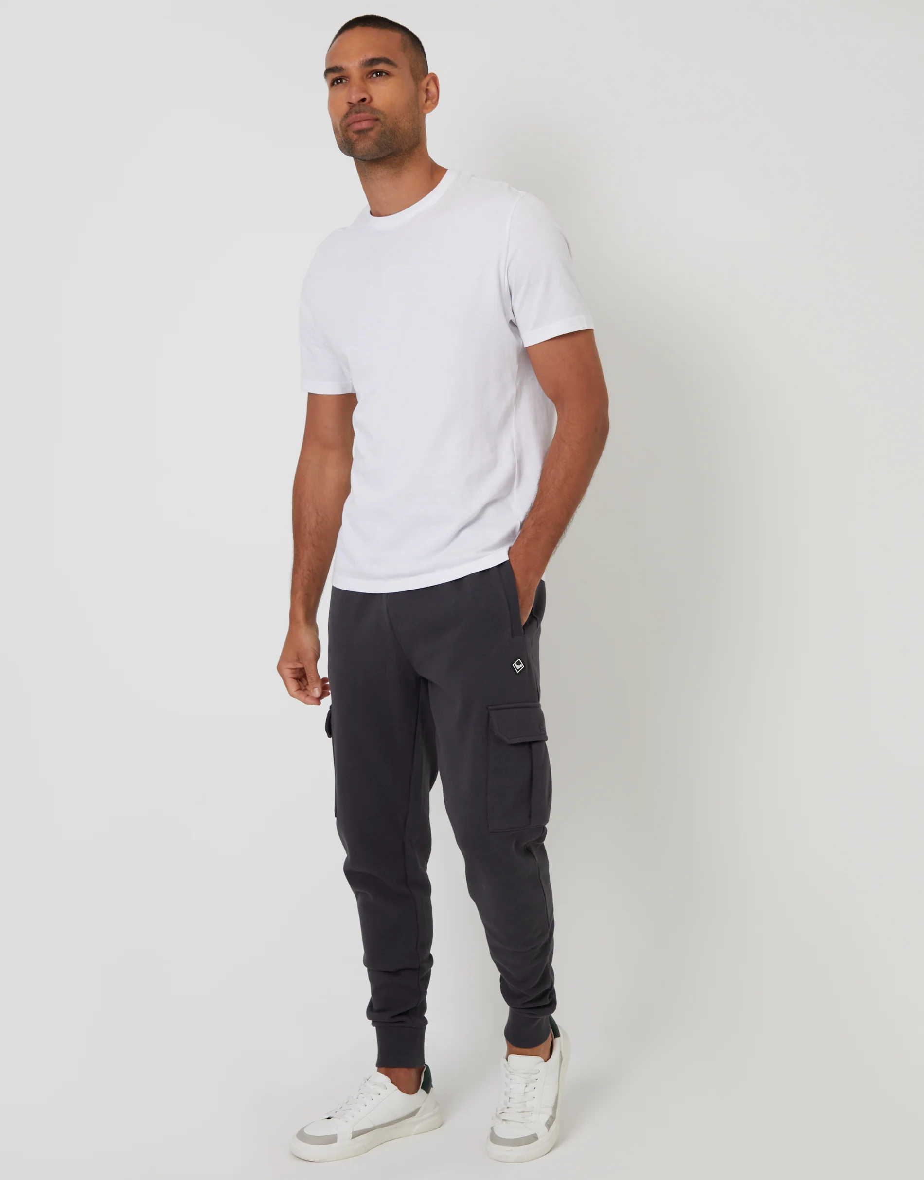 Cargo Style Joggers in Grey