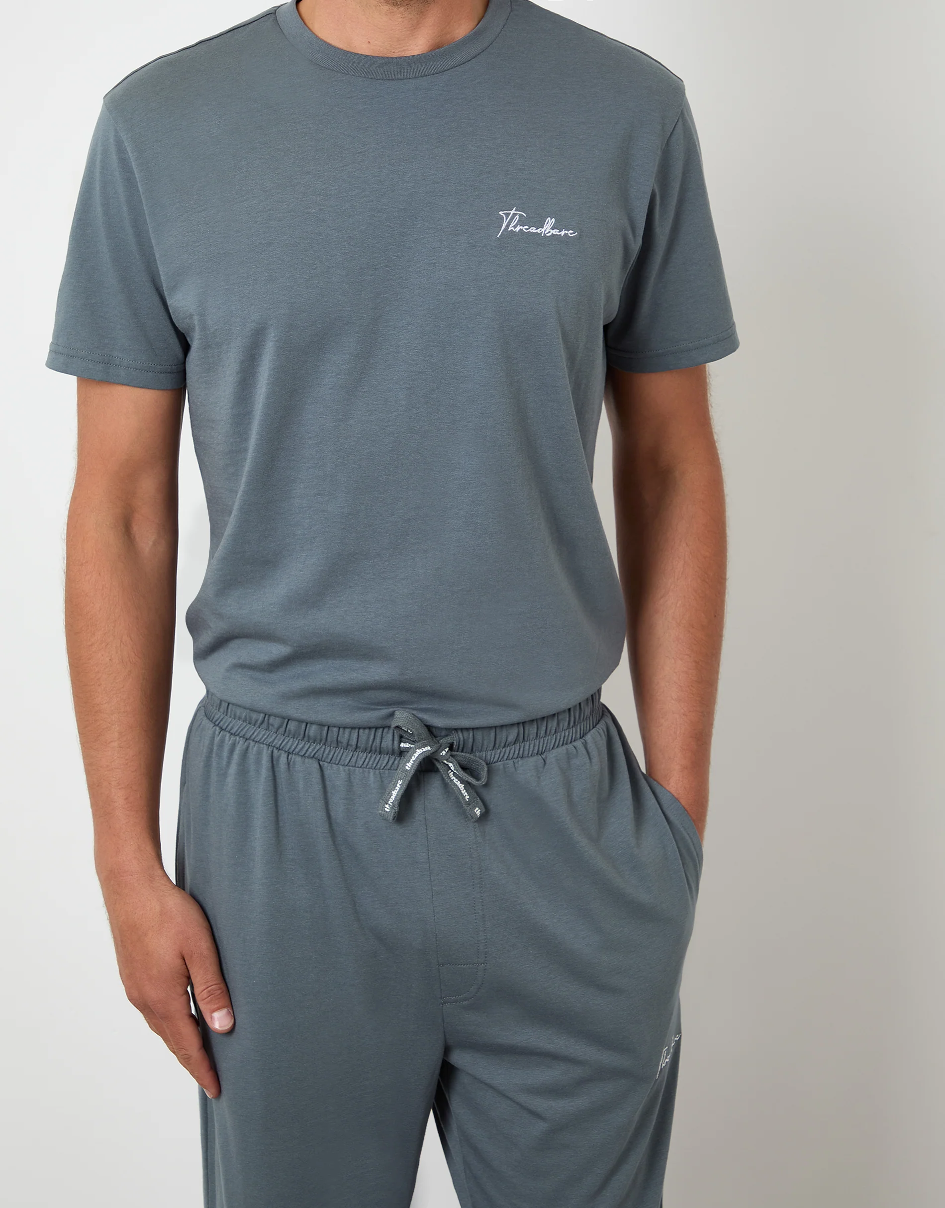 Script Logo Lounge Set in Grey - Image 4