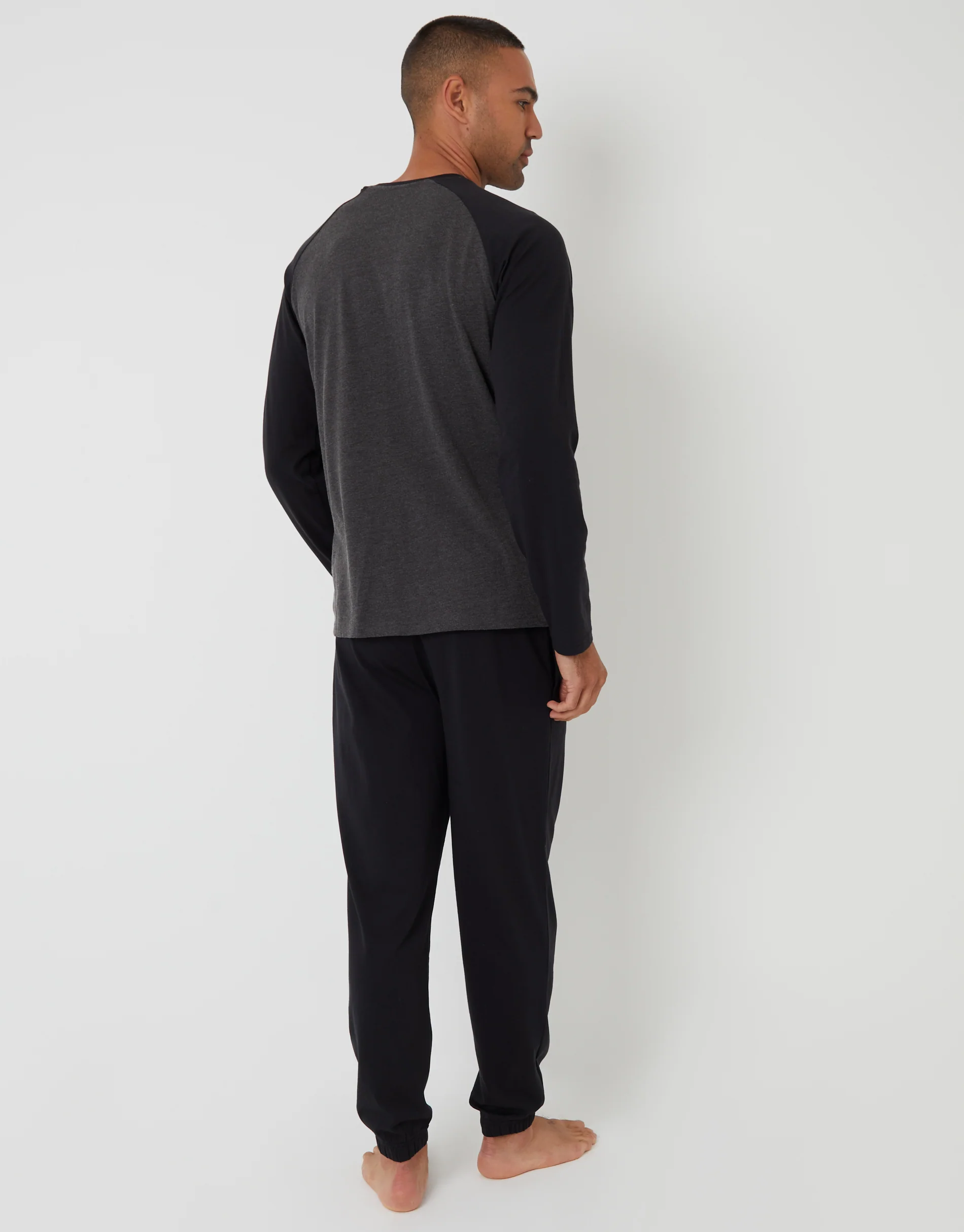 Long Raglan Lounge Sets in Grey - Image 3