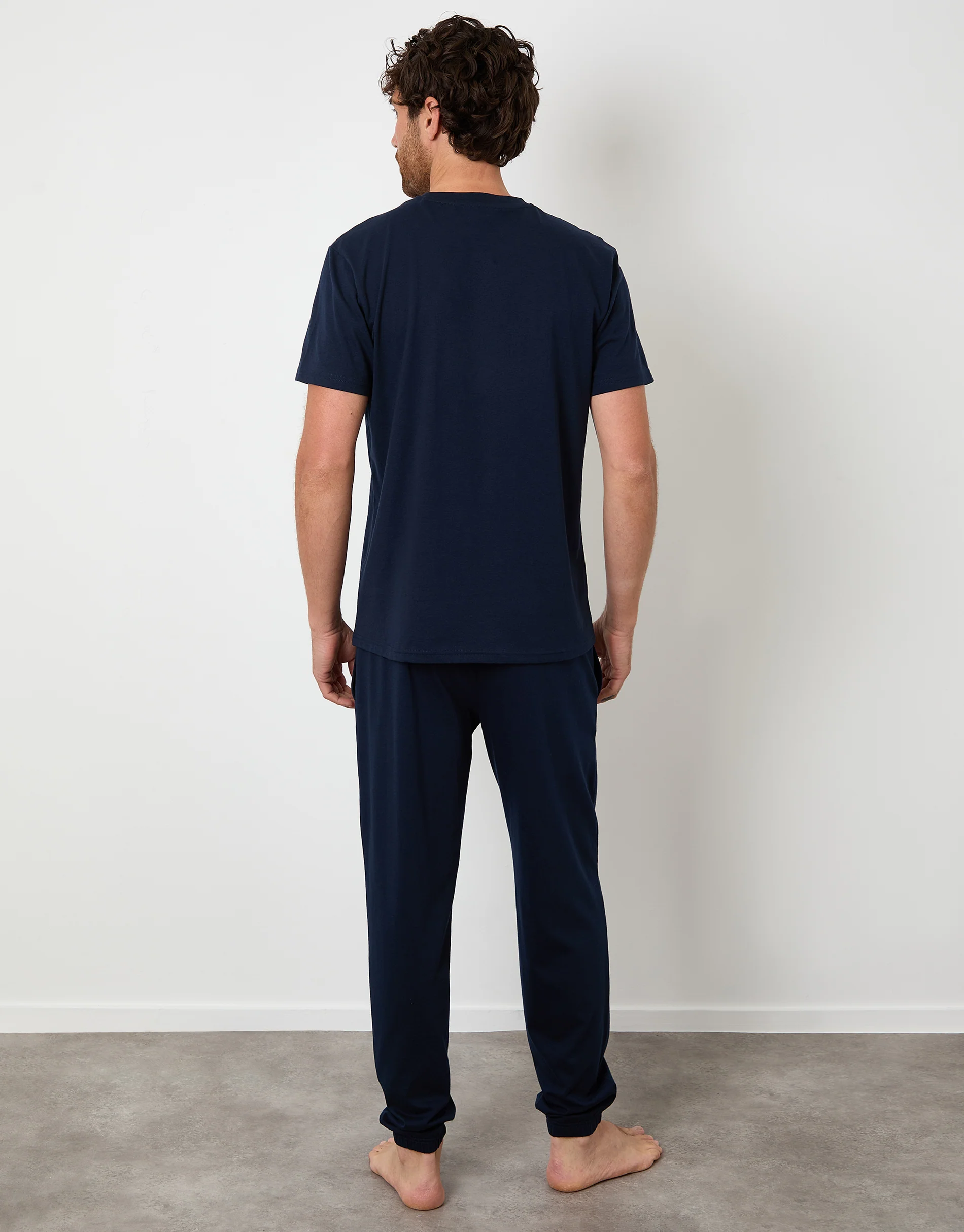 Script Logo Lounge Set in Navy - Image 2