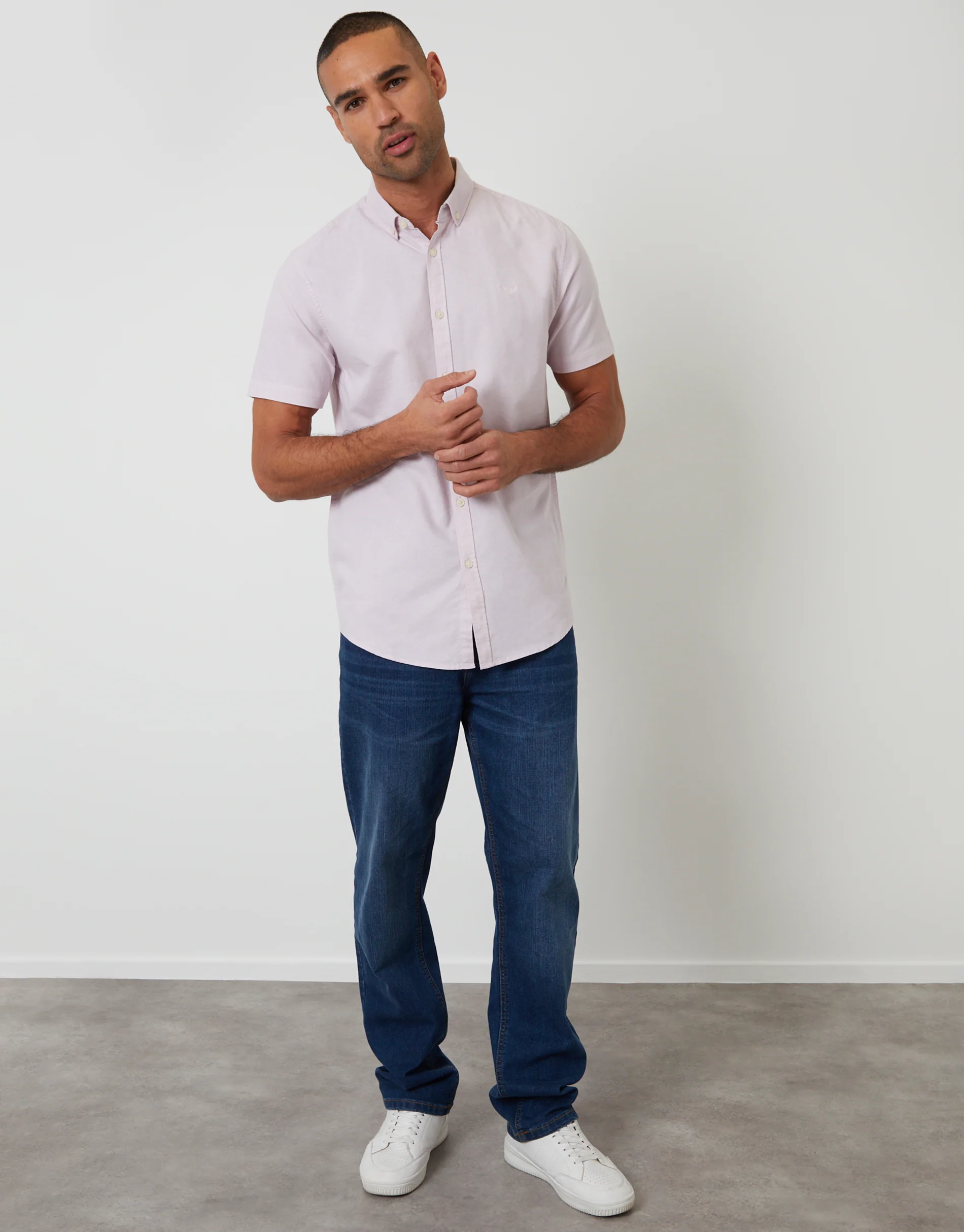 Short Sleeve Shirt in Pink - Image 3