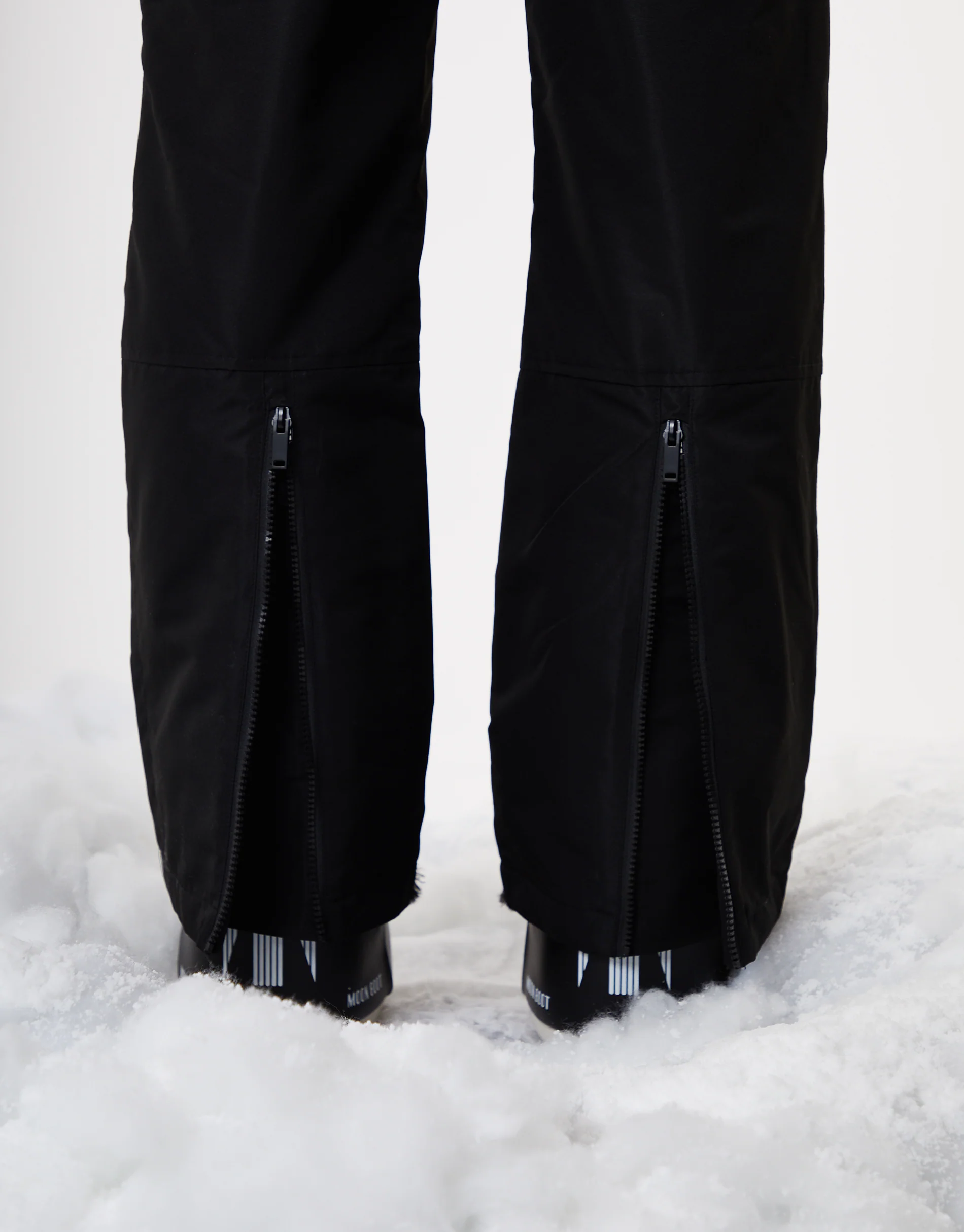 Padded Ski Pants in Black - Image 5