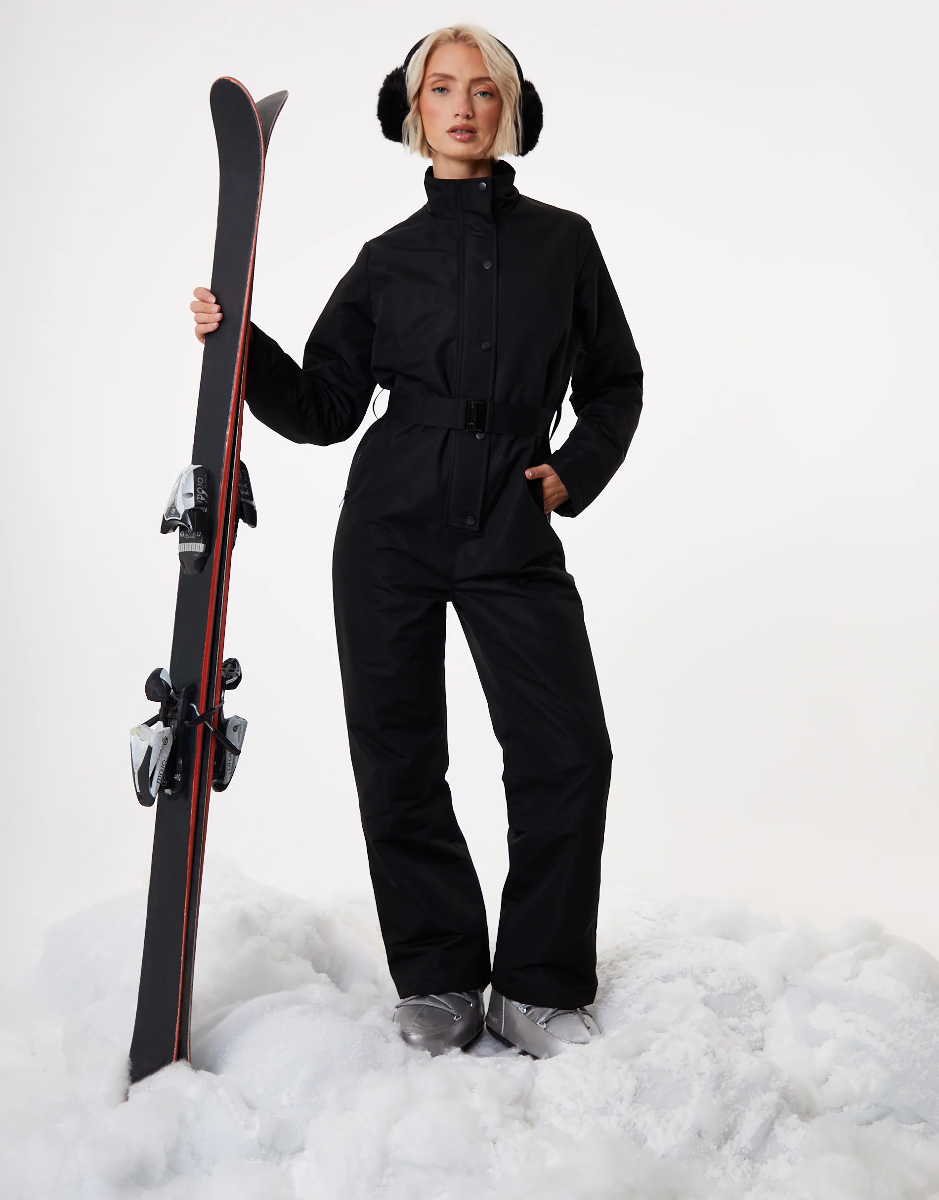 Ski Jumpsuit in Black