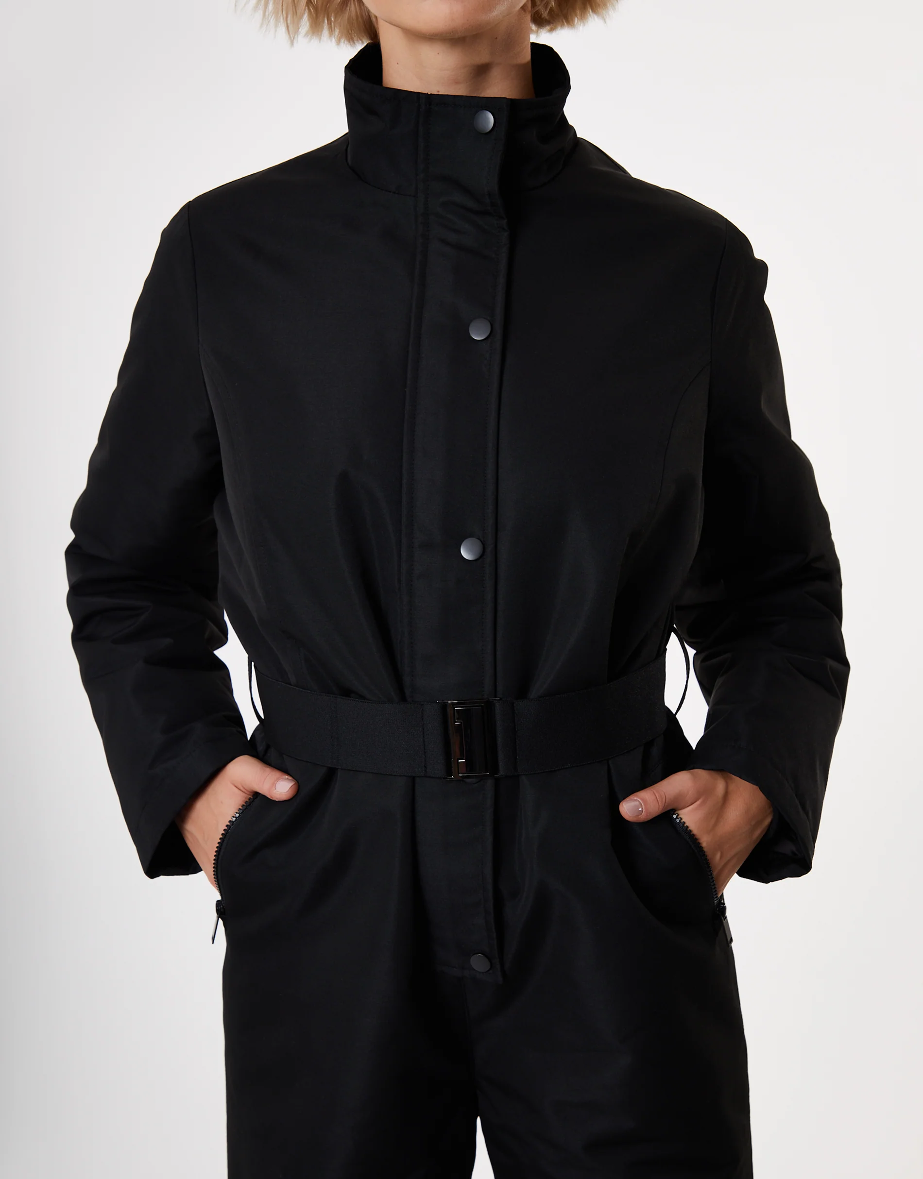 Ski Jumpsuit in Black - Image 3