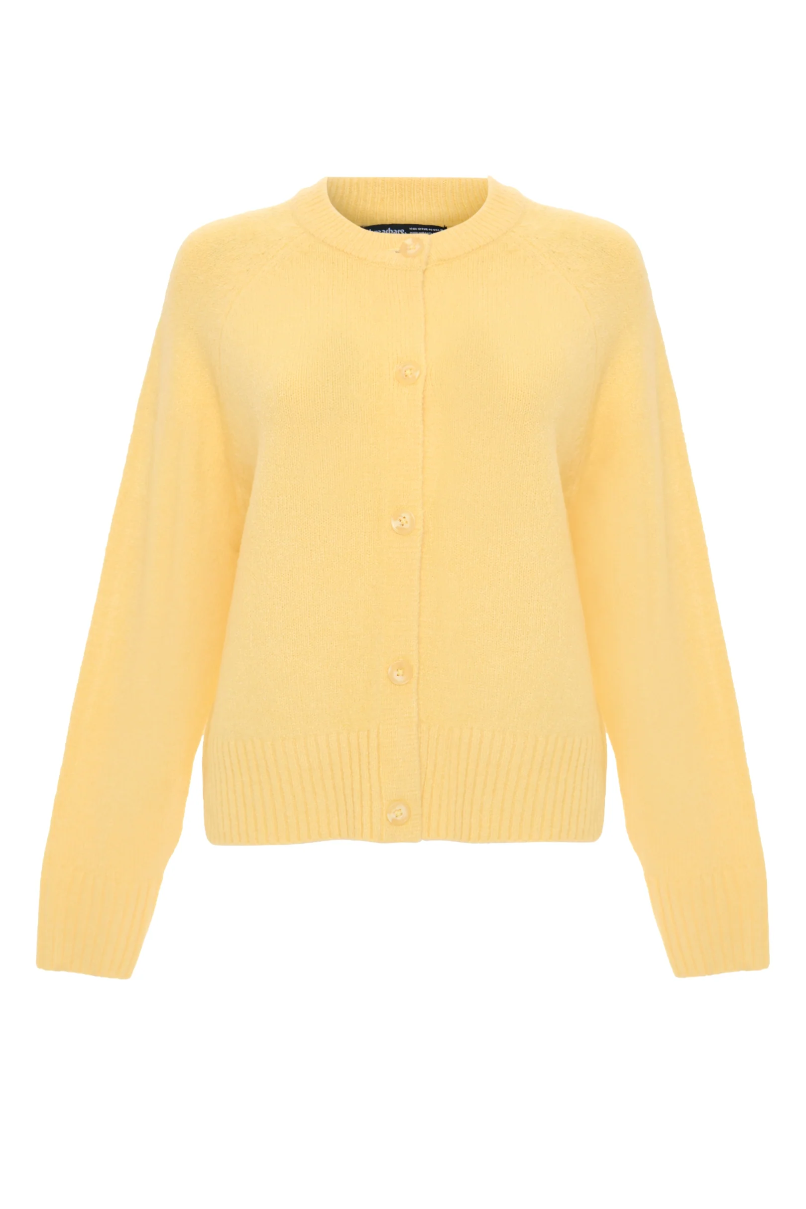 Button Up Knitted Cardigan in Yellow - Image 6