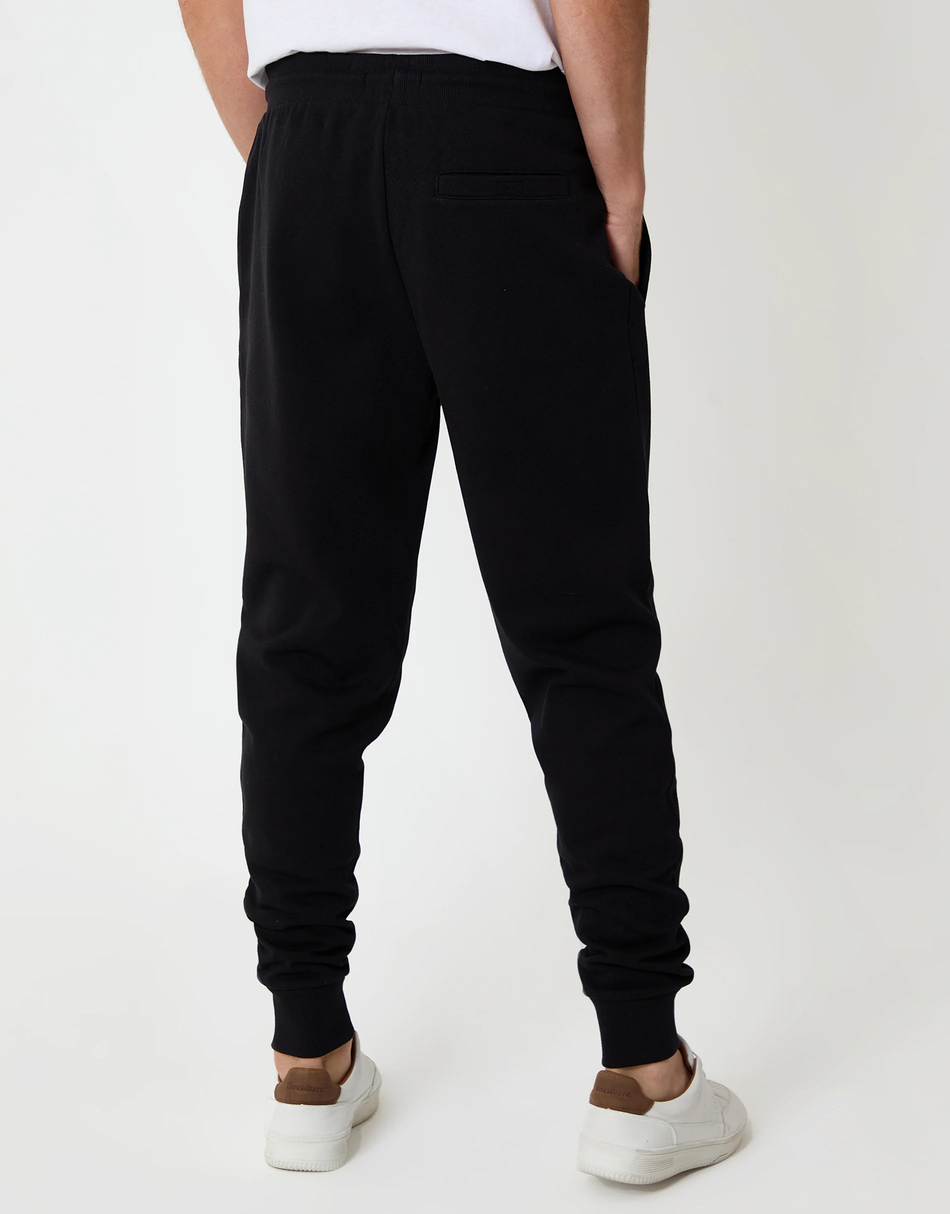 Regular Fit Joggers in Black - Image 3